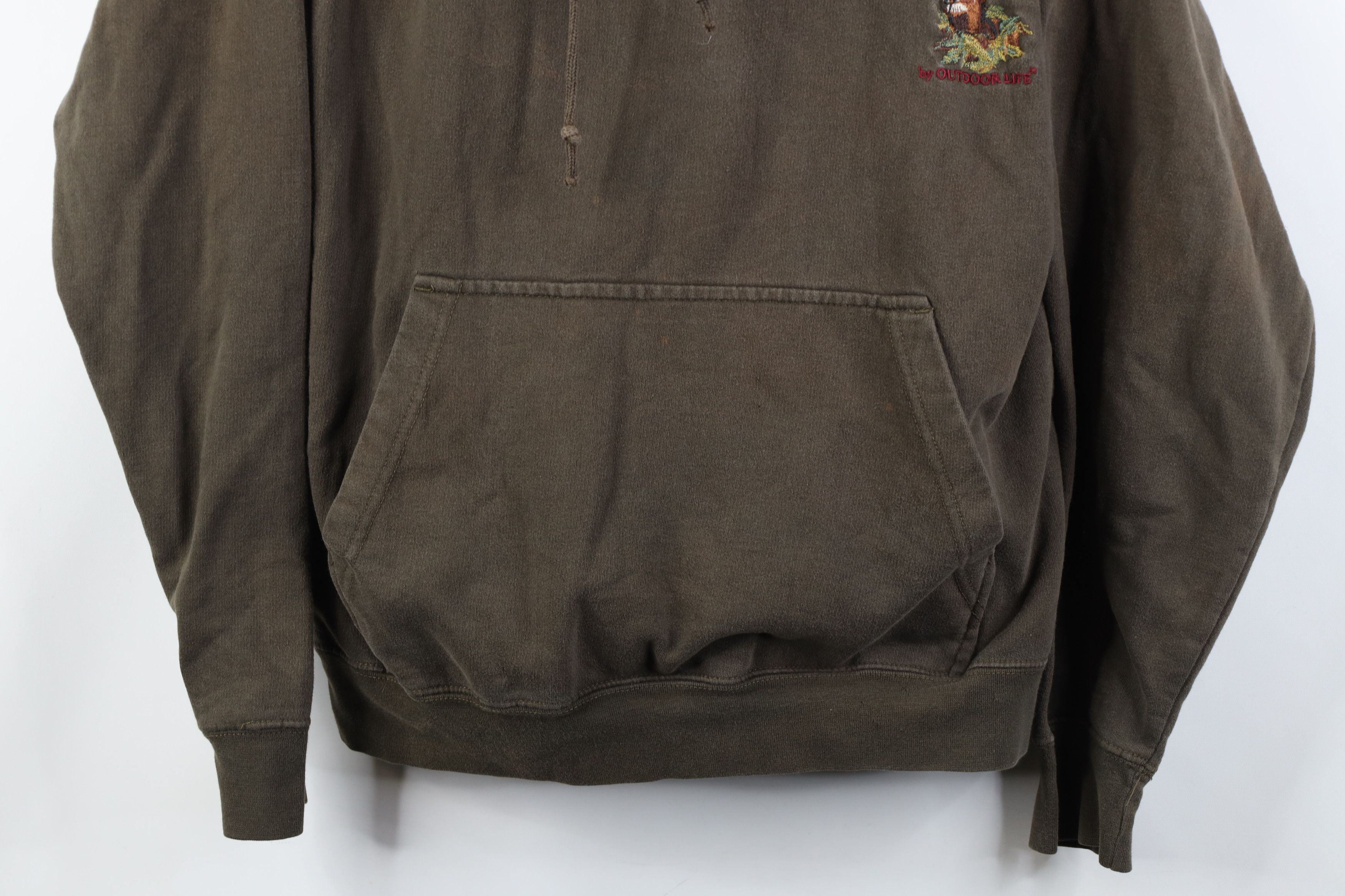 Vintage Vintage 90s Y2K Streetwear Fit Deer Buck Hoodie Sweatshirt Size US M / EU 48-50 / 2 - 3 Thumbnail