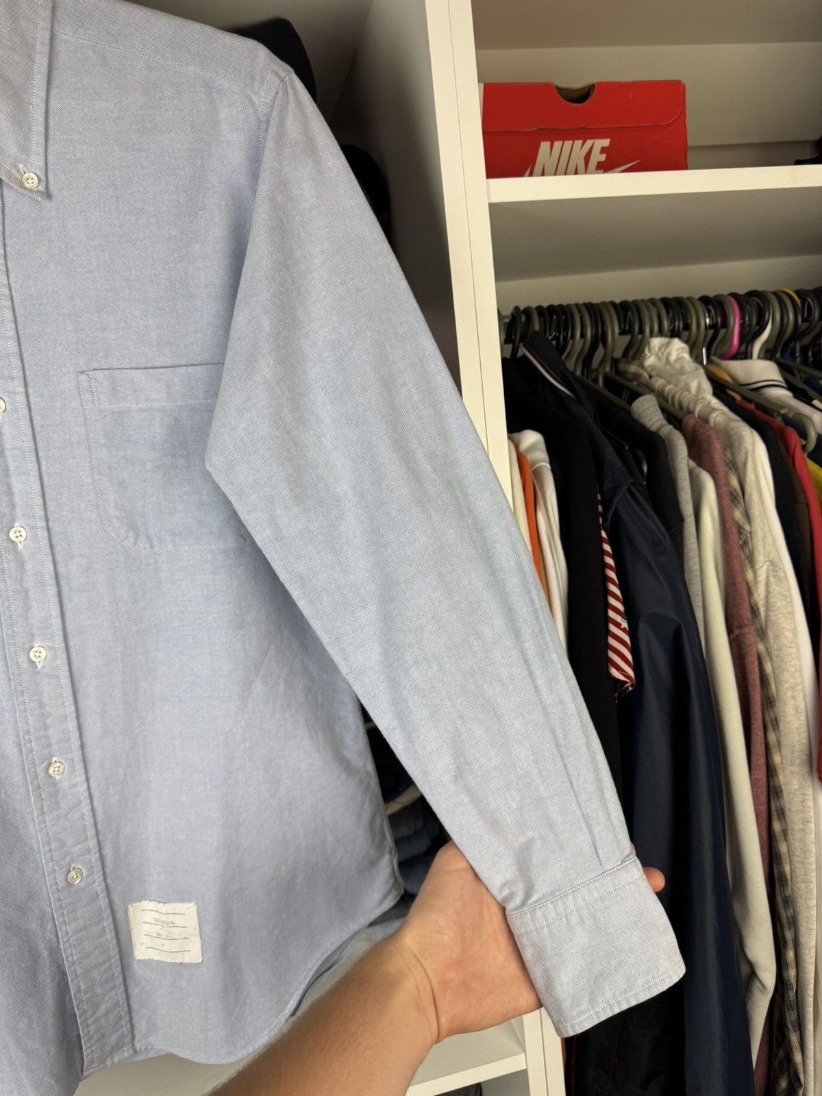 Thom Browne Button-Down Shirt Made in USA Long Sleeve Size 2