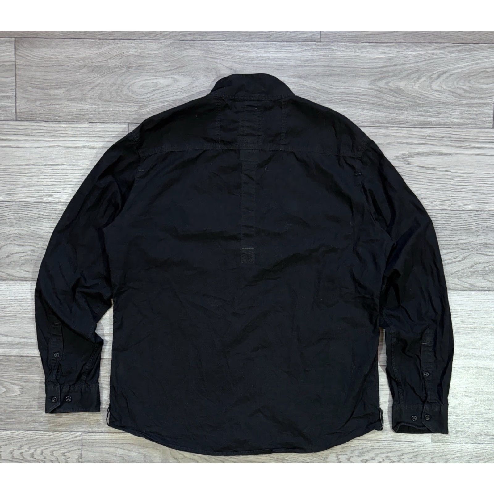 G-Star G-Star RAW Zip Front Snap Button Overshirt Shirt Black XXL Men’s Long Sleeve Regular Size Slim/Regular Fit (If needed, adjust to include Mens) Size US XXL / EU 58 / 5 - 2 Thumbnail