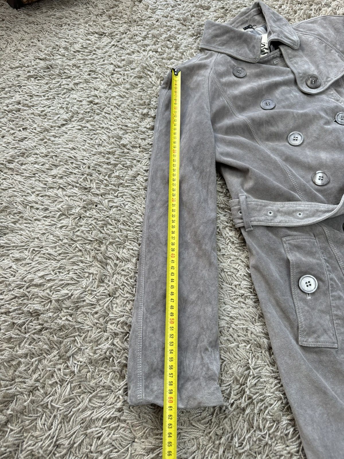 Burberry Leather trench coat Burberry original luxury streetwear item Size S / US 4 / IT 40 - 7 Thumbnail