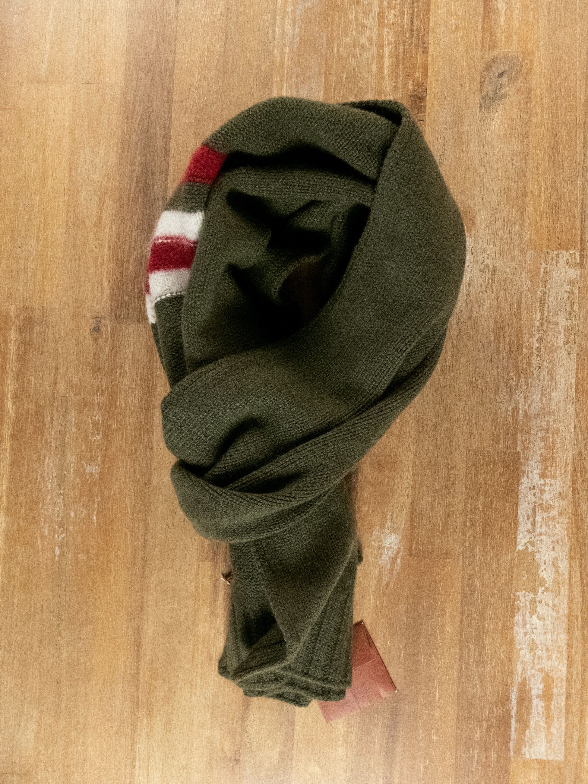 Loro Piana LORO PIANA Cellerina star green pure cashmere scarf knitted Size ONE SIZE - 6 Thumbnail