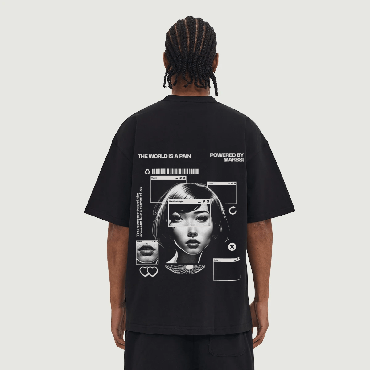Other MARSSI “WORLD IS PAIN” Oversized Tshirt Size US L / EU 52-54 / 3 - 1 Thumbnail