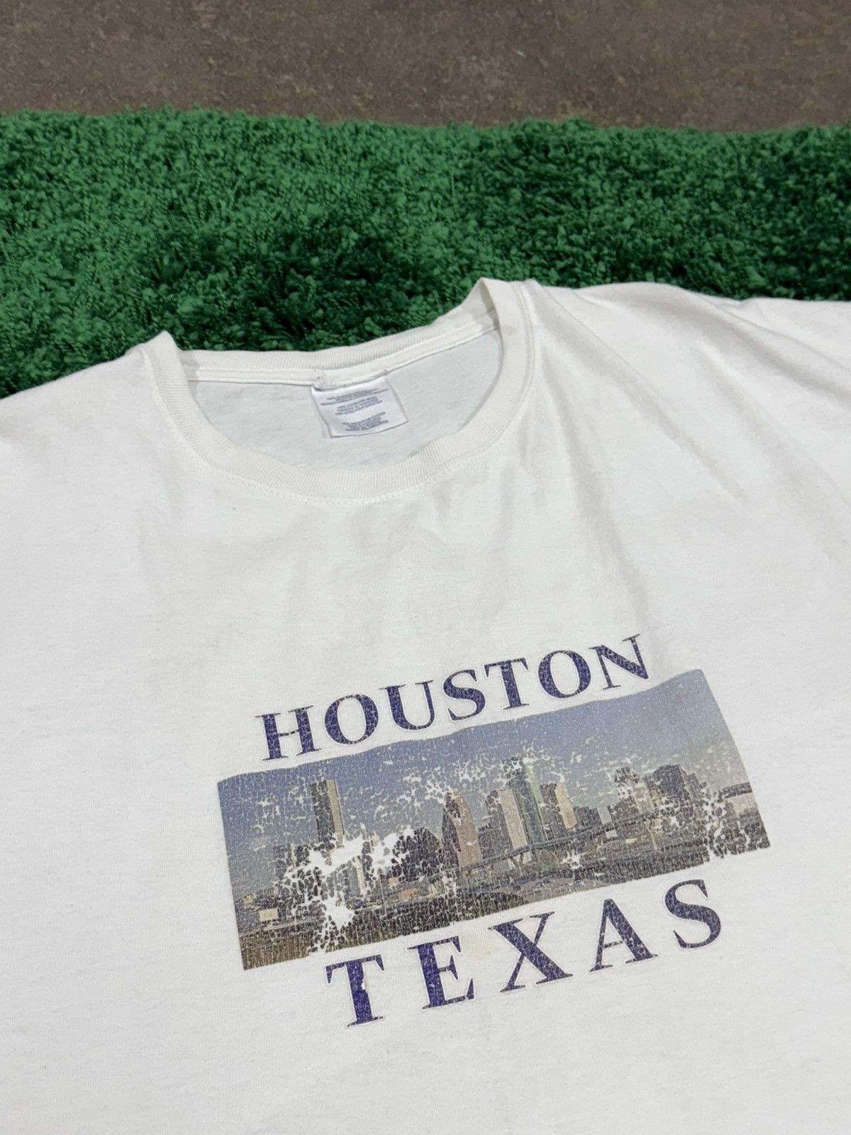 Vintage Vintage Houston Texas City Tee White 3XL XXXL Size US XXL / EU 58 / 5 - 3 Thumbnail