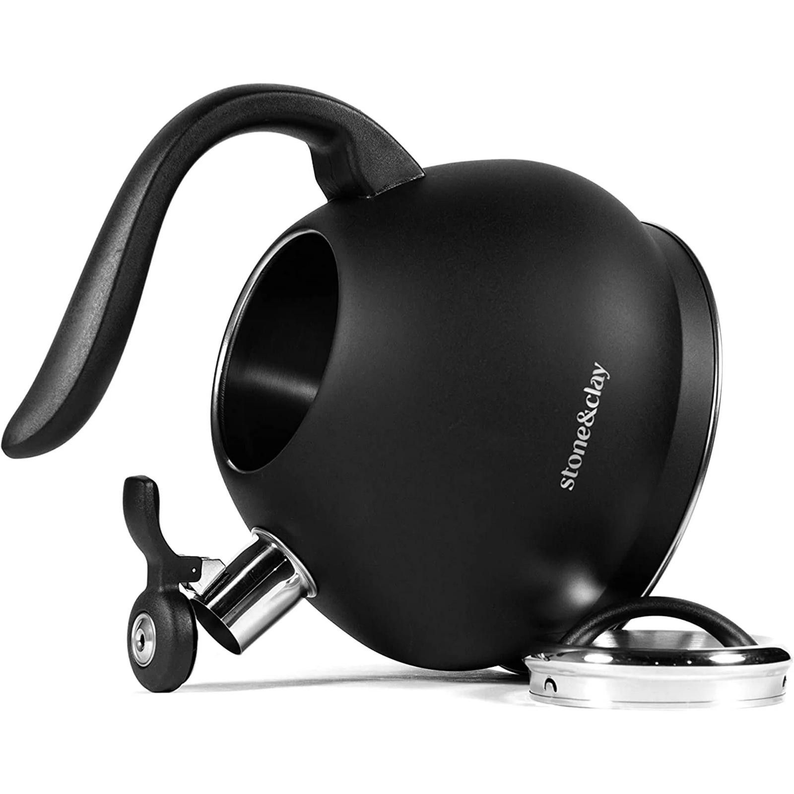 Designer Stone & Clay Whistling Tea Kettle Size ONE SIZE - 2 Thumbnail