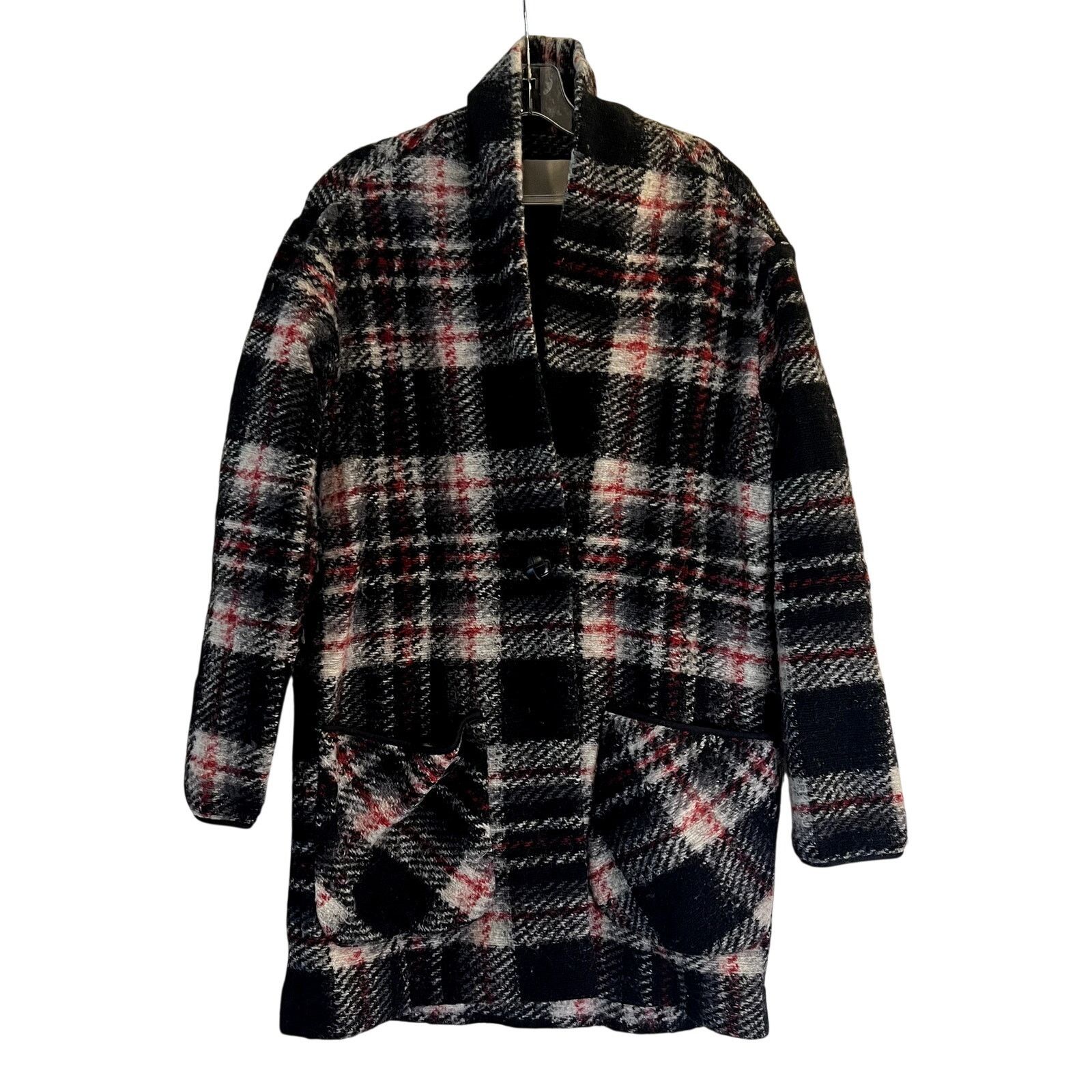 Aritzia Aritzia Wilfred Free Off Duty plaid wool blend jacket coat Size M / US 6-8 / IT 42-44 - 3 Thumbnail