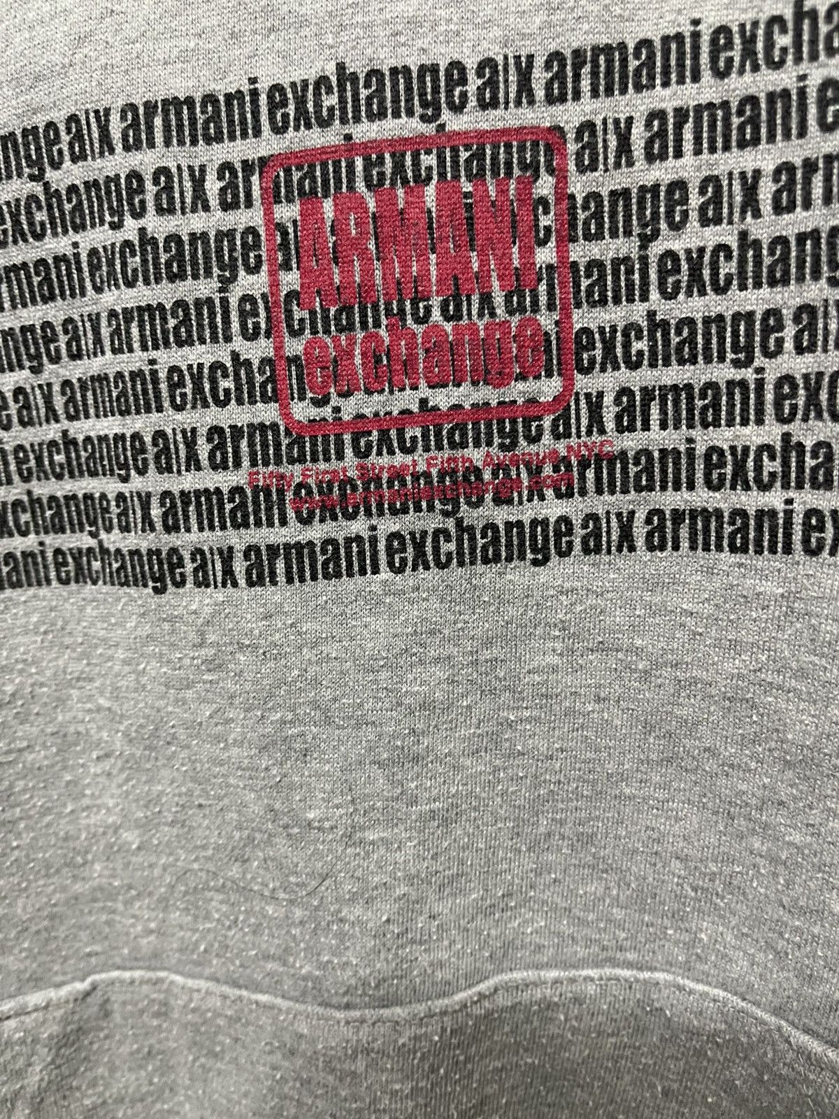 Armani Exchange 90s ARMANI EXCHANGE HOODIE MONOGRAM Size US S / EU 44-46 / 1 - 8 Thumbnail