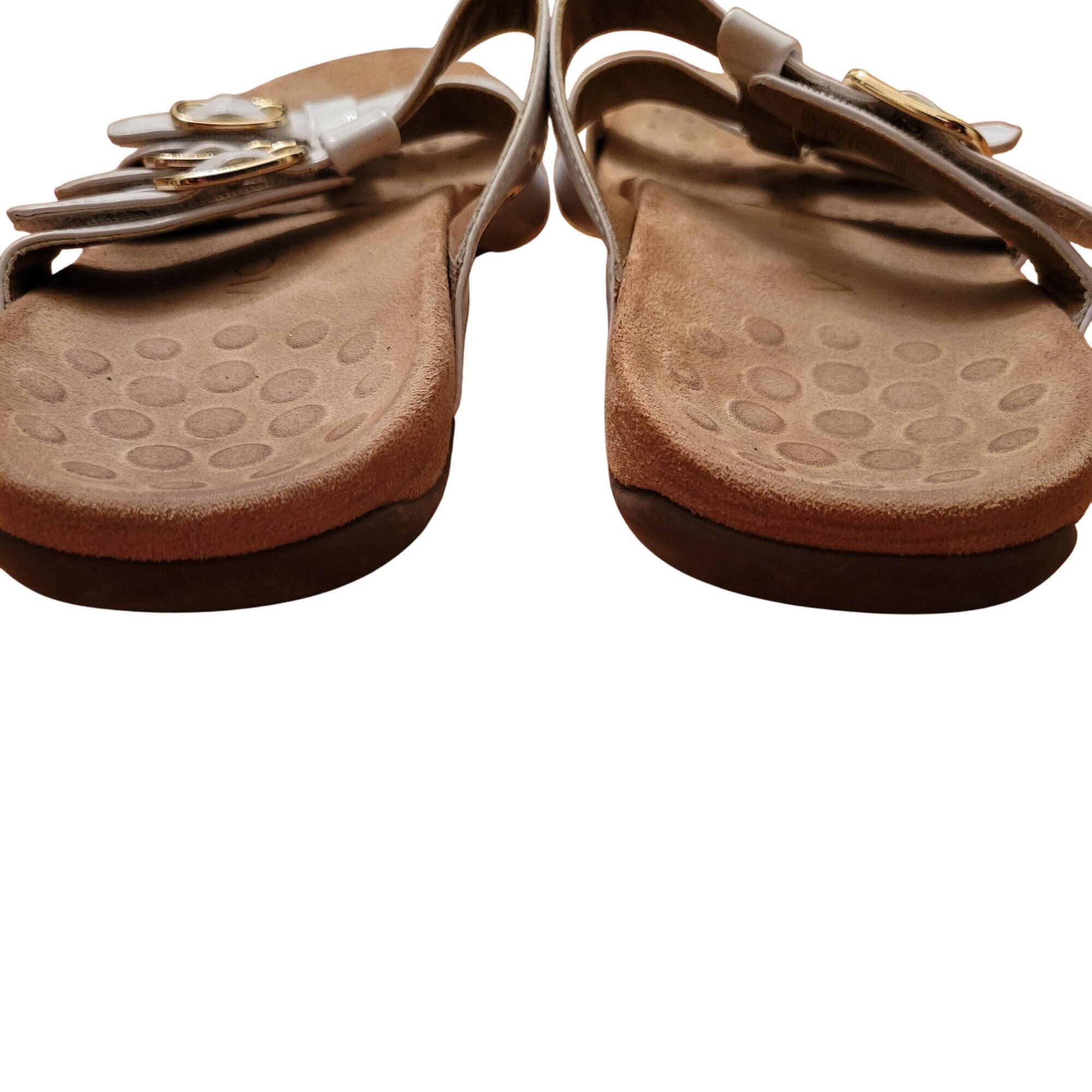 Vionic Vionic MISA 9W White Sandals 3 Buckle Design Comfort Size US 9 / IT 39 - 6 Thumbnail