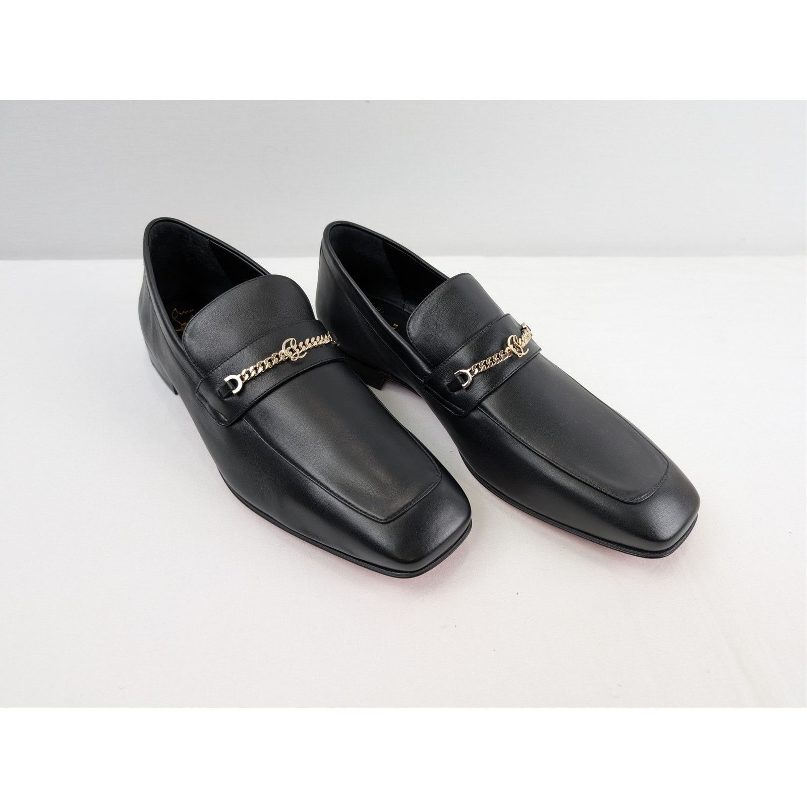 Christian Louboutin o1rshd1 MJ Moc Uomo Flat Shoe Boots in Black Size US 11 / EU 44 - 6 Thumbnail