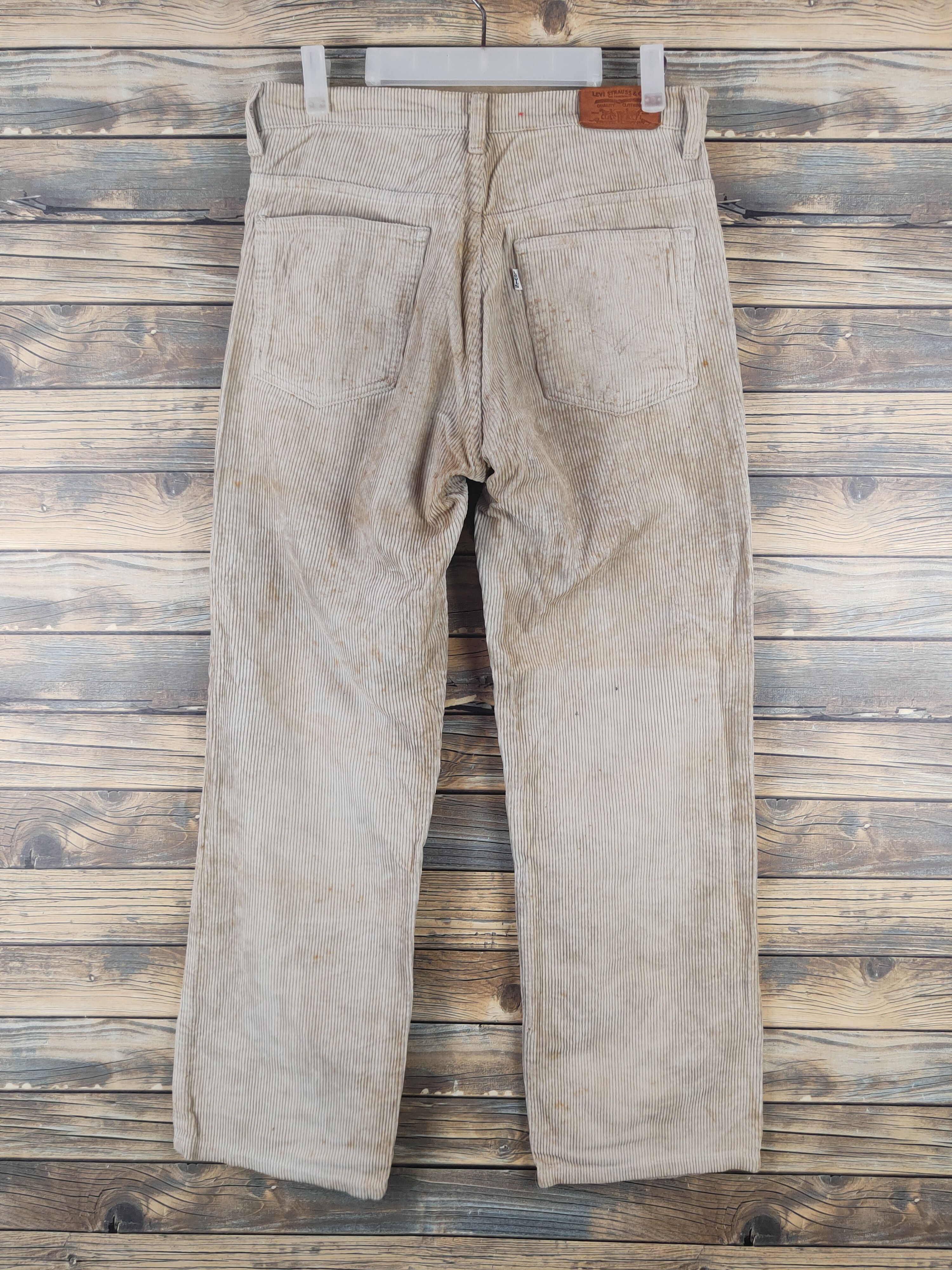 Levi's DL Levi's Beige Multipocket Corduroy Pants #46-260T Size US 31 - 8 Thumbnail