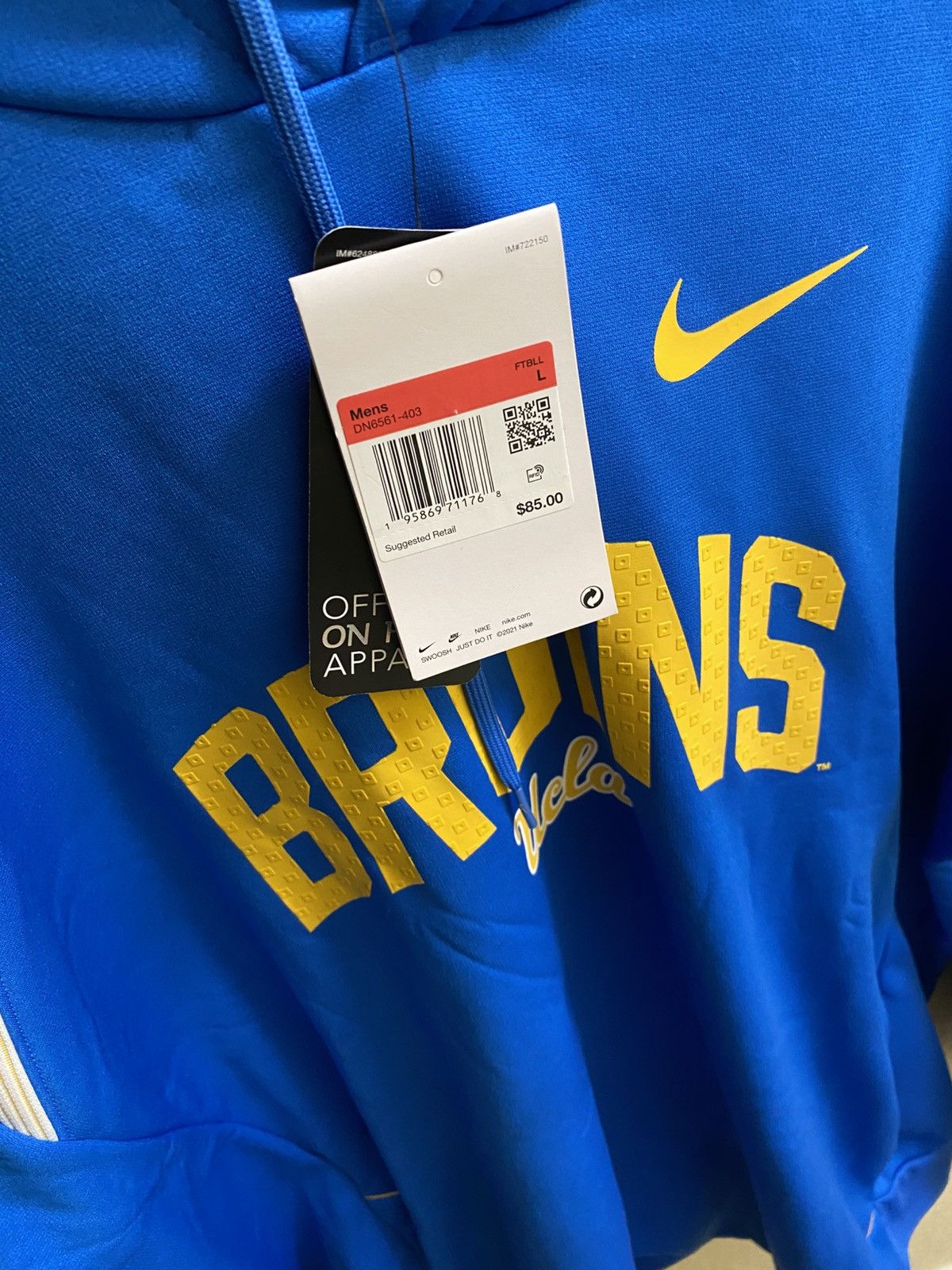 Nike Nike UCLA Hoodie Size US L / EU 52-54 / 3 - 2 Thumbnail