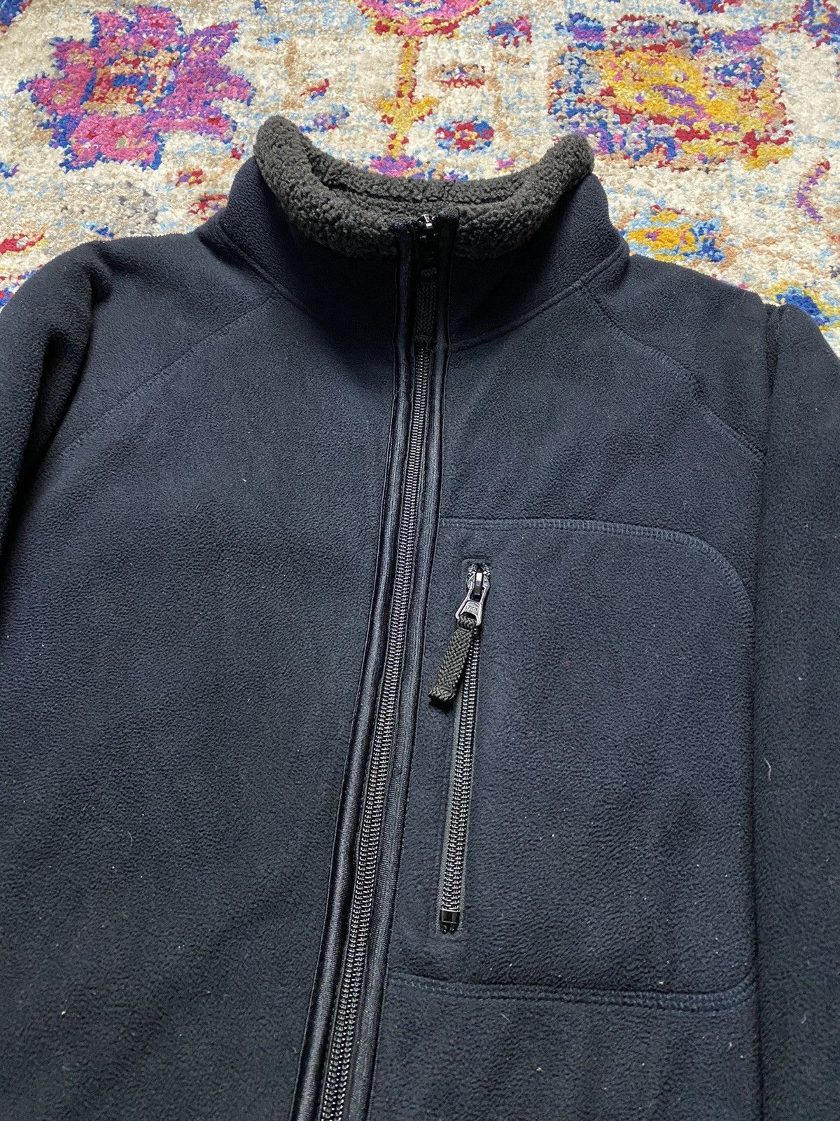 Uniqlo × Vintage 90s Uniqlo Pile Lined Fleece Full-Zip High Collared Jackets Size US L / EU 52-54 / 3 - 4 Thumbnail