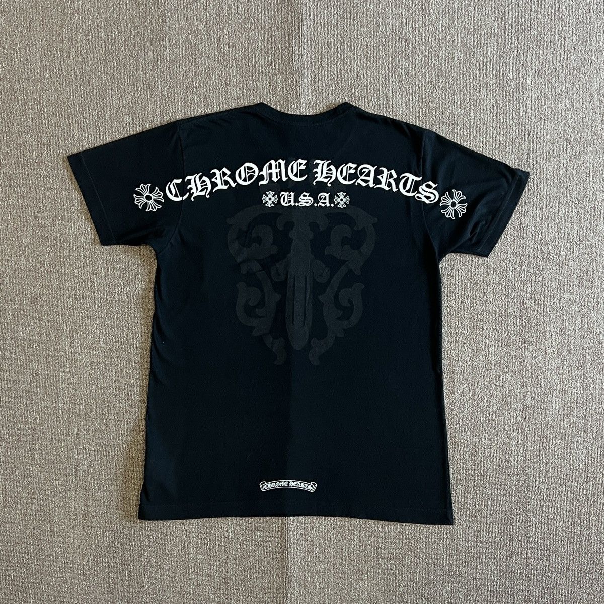 Chrome Hearts Chrome Hearts Big Dagger Tee Size US M / EU 48-50 / 2 - 2 Thumbnail