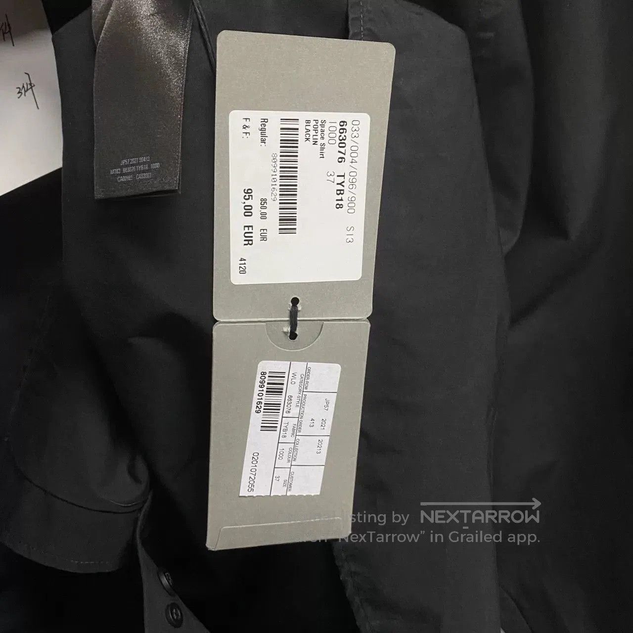 Balenciaga Balenciaga NASA Embroidery Logo Shirt. Size US S / EU 44-46 / 1 - 5 Thumbnail