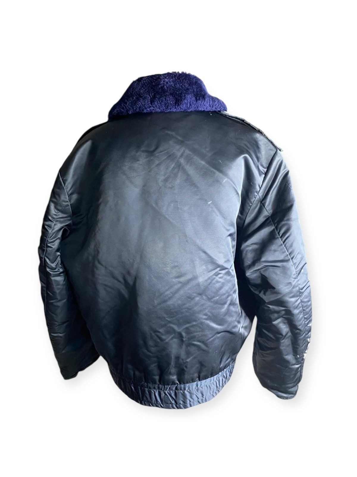 Vintage Hand-painted up cycle unisex bomber jacket. Size US L / EU 52-54 / 3 - 7 Thumbnail