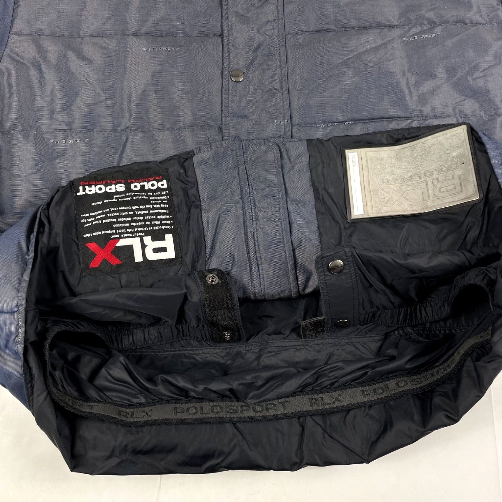 Vintage VINTAGE Polo Sport Jacket Men XL Blue Down Puffer Technical Outdoor Ski Jacket Size US XL / EU 56 / 4 - 7 Thumbnail