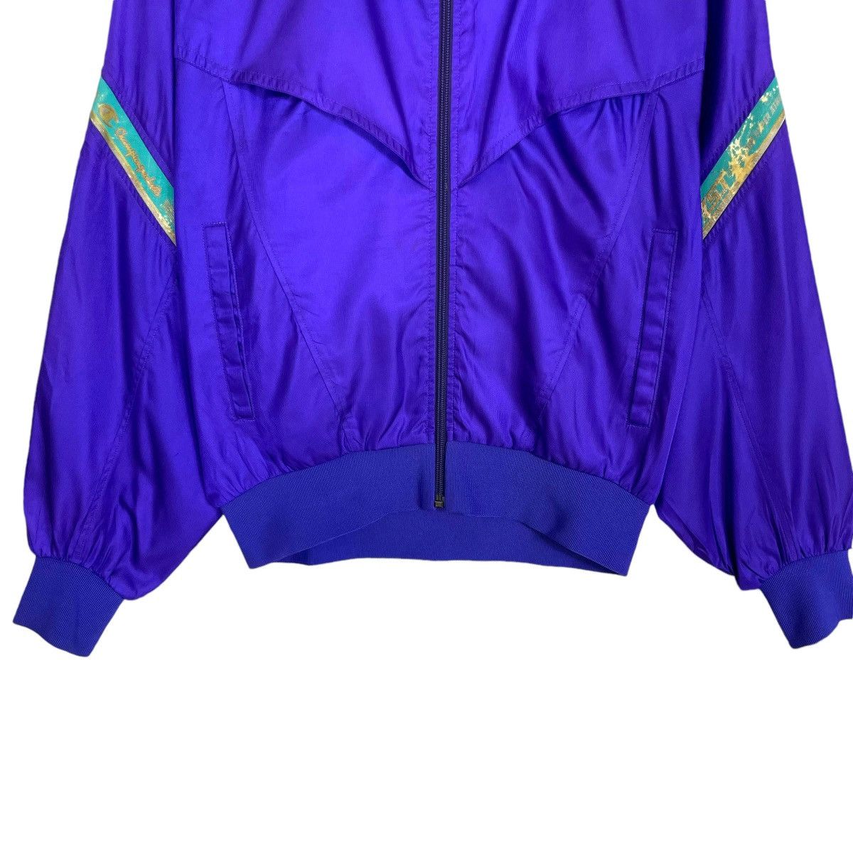 Champion Vintage 90s Champion Windbreaker Jacket Full Zipp Sportwear Size US L / EU 52-54 / 3 - 6 Thumbnail