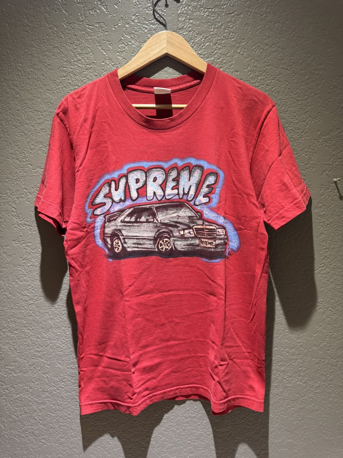 Supreme Shirt King Phade 190e Graphic Medium Red Graffiti