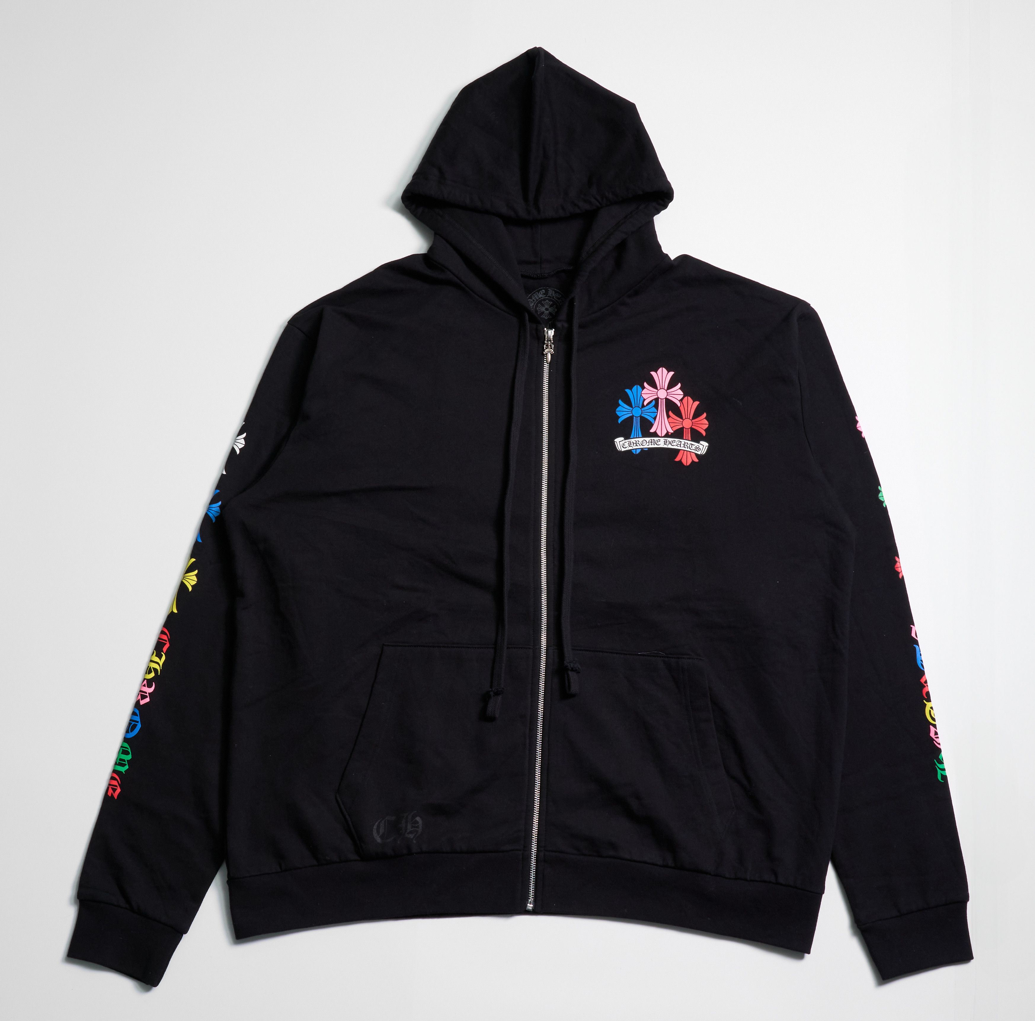 Chrome Hearts CHROME HEARTS Multi Color Cross Cemetery Zip Up