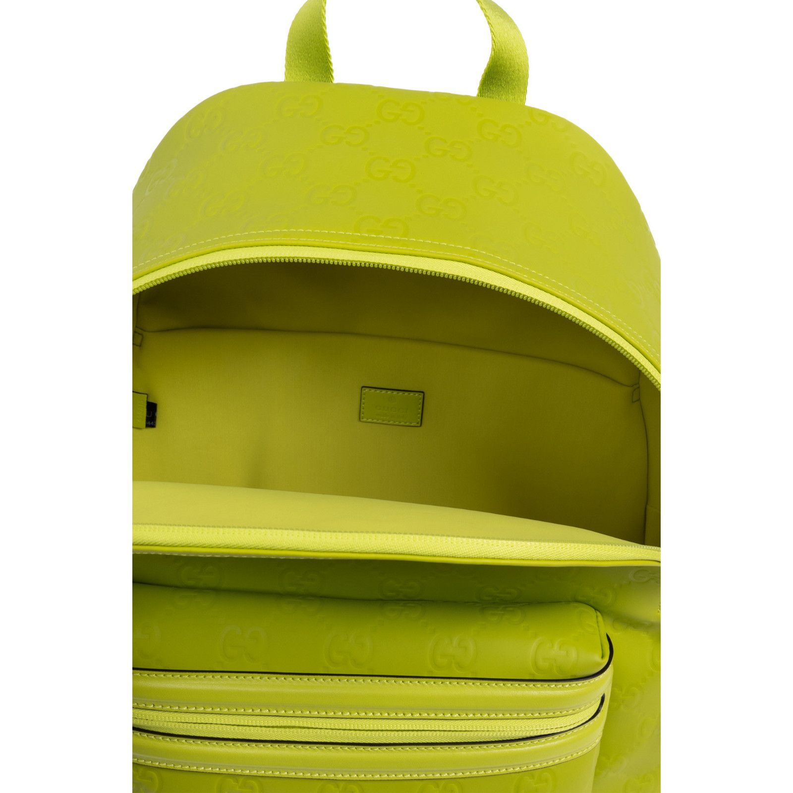 Gucci GUCCI Edge Green GG Medium Backpack New & Authentic Size ONE SIZE - 4 Thumbnail