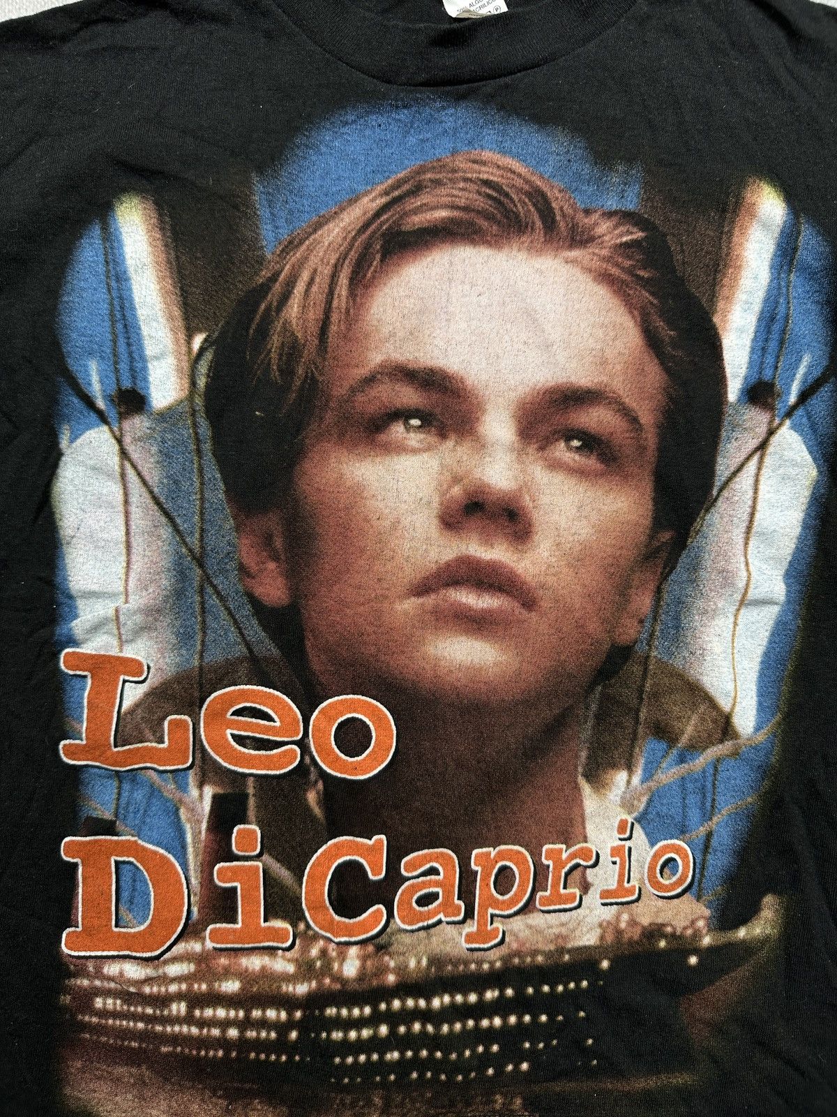Vintage Vintage 90s Leonardo Dicaprio Leo Archiv Movie Tee Rare Hype Size S / US 4 / IT 40 - 7 Thumbnail