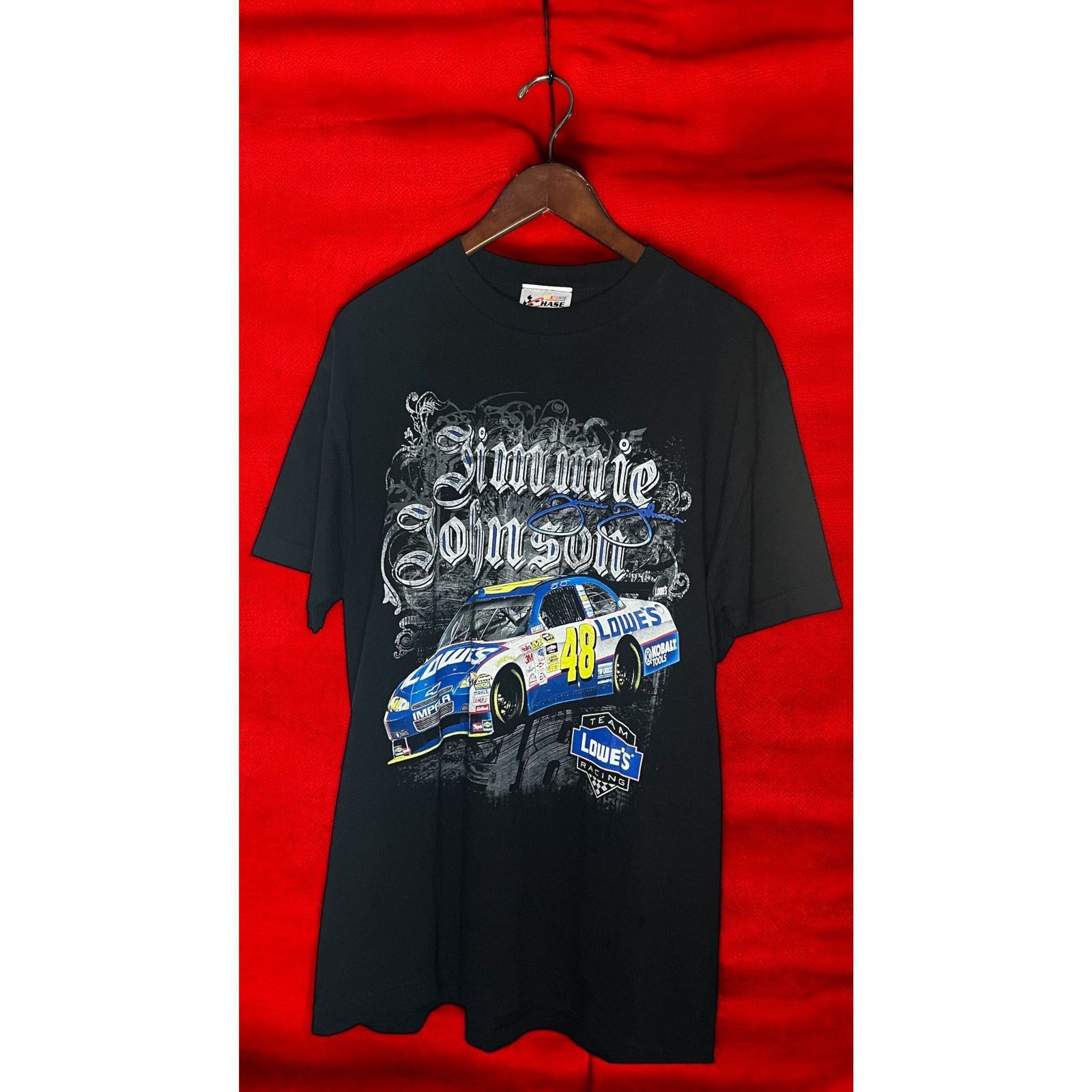NASCAR Jimmie Johnson #48 Lowe’s NASCAR T-Shirt Size US L / EU 52-54 / 3 - 1 Thumbnail