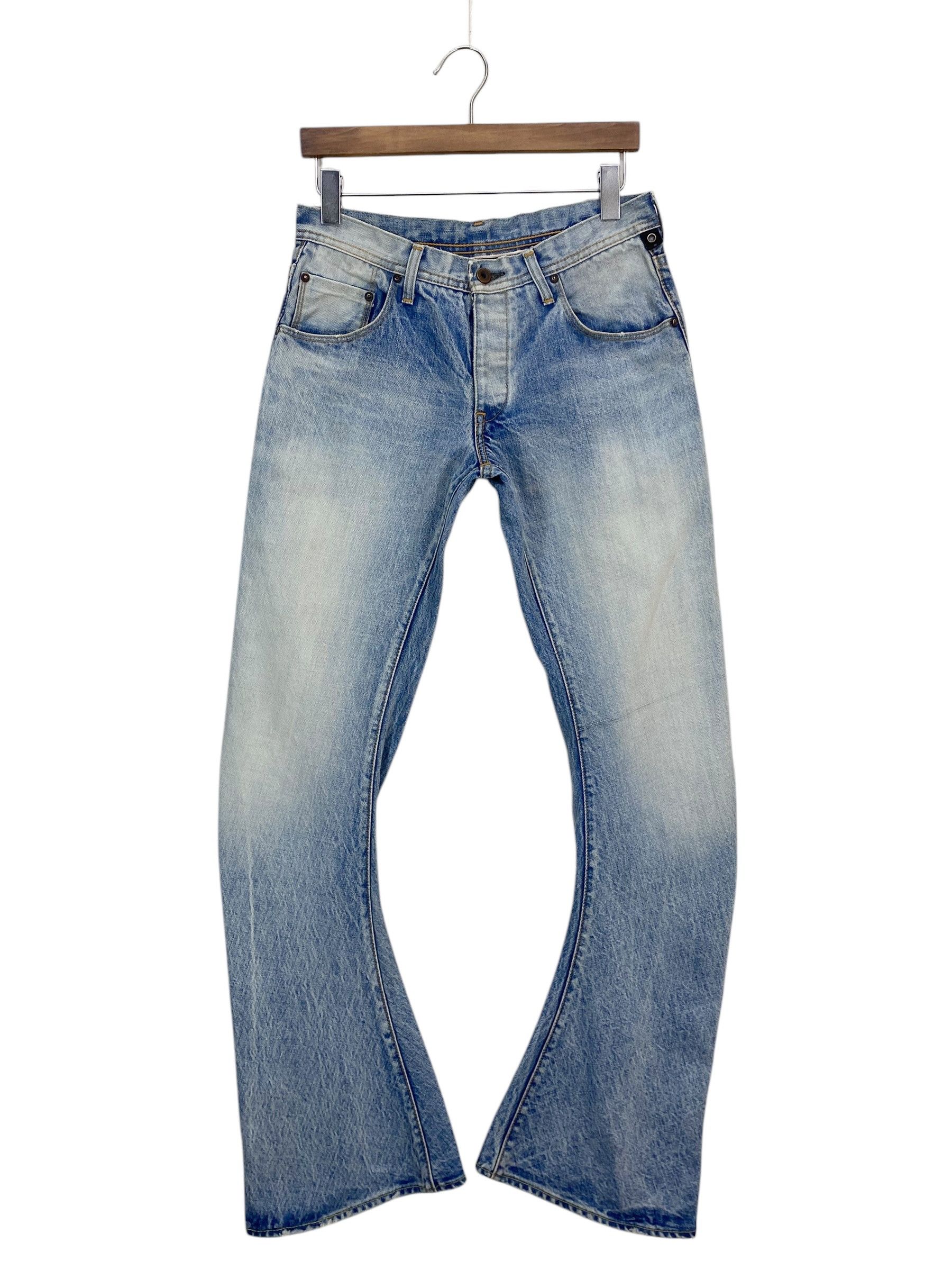 Other J-Cut Denim Jeans Beads Stud Embellished Flare Pants Size US 28 / EU 44 - 2 Thumbnail