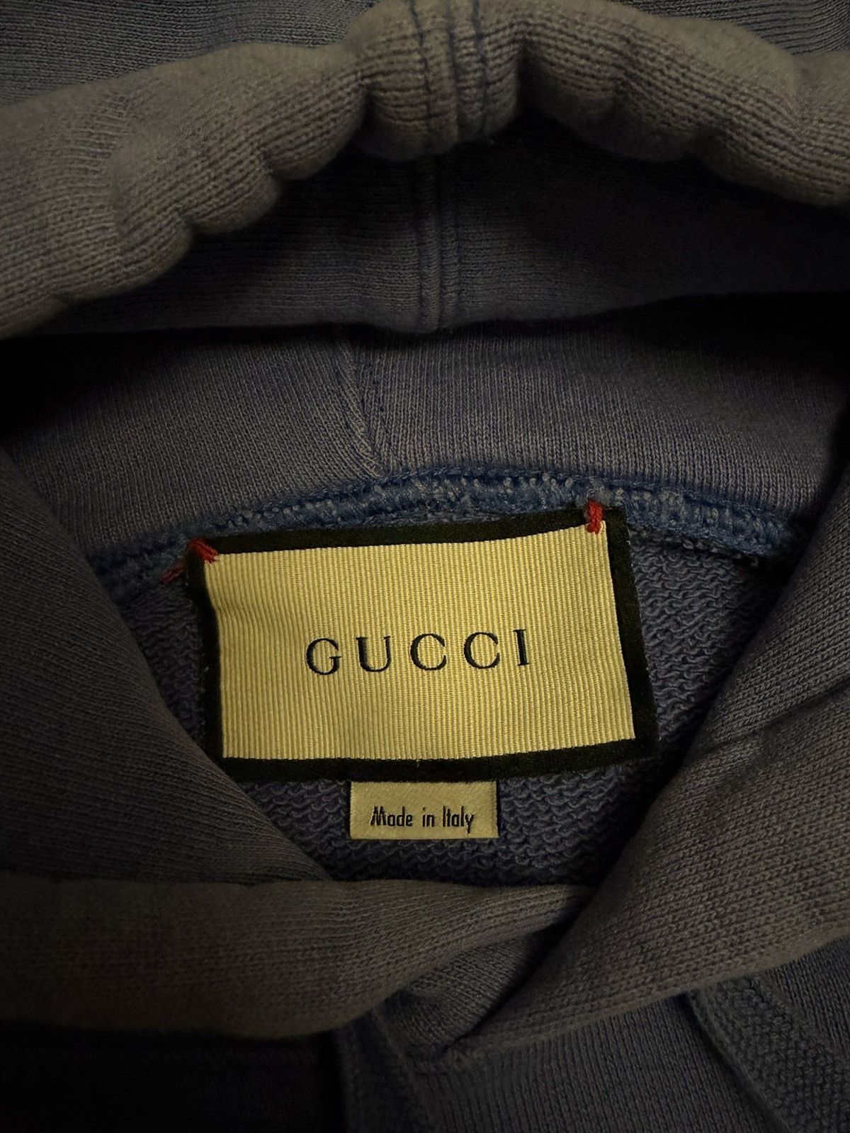 Gucci Gucci Blue Logo Hoodie Size US S / EU 44-46 / 1 - 3 Thumbnail