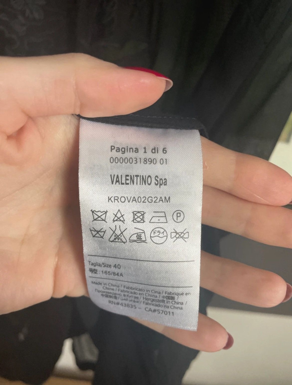 RED Valentino Black see through dress Size S / US 4 / IT 40 - 6 Thumbnail