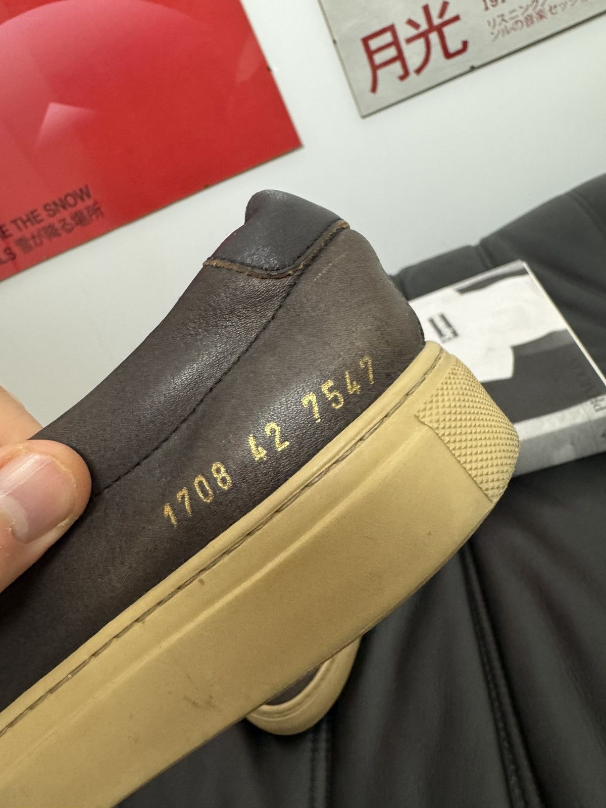 Common Projects Common Projects Low Leather Slip On Vintage Brown Casual Size US 9 / EU 42 - 2 Thumbnail