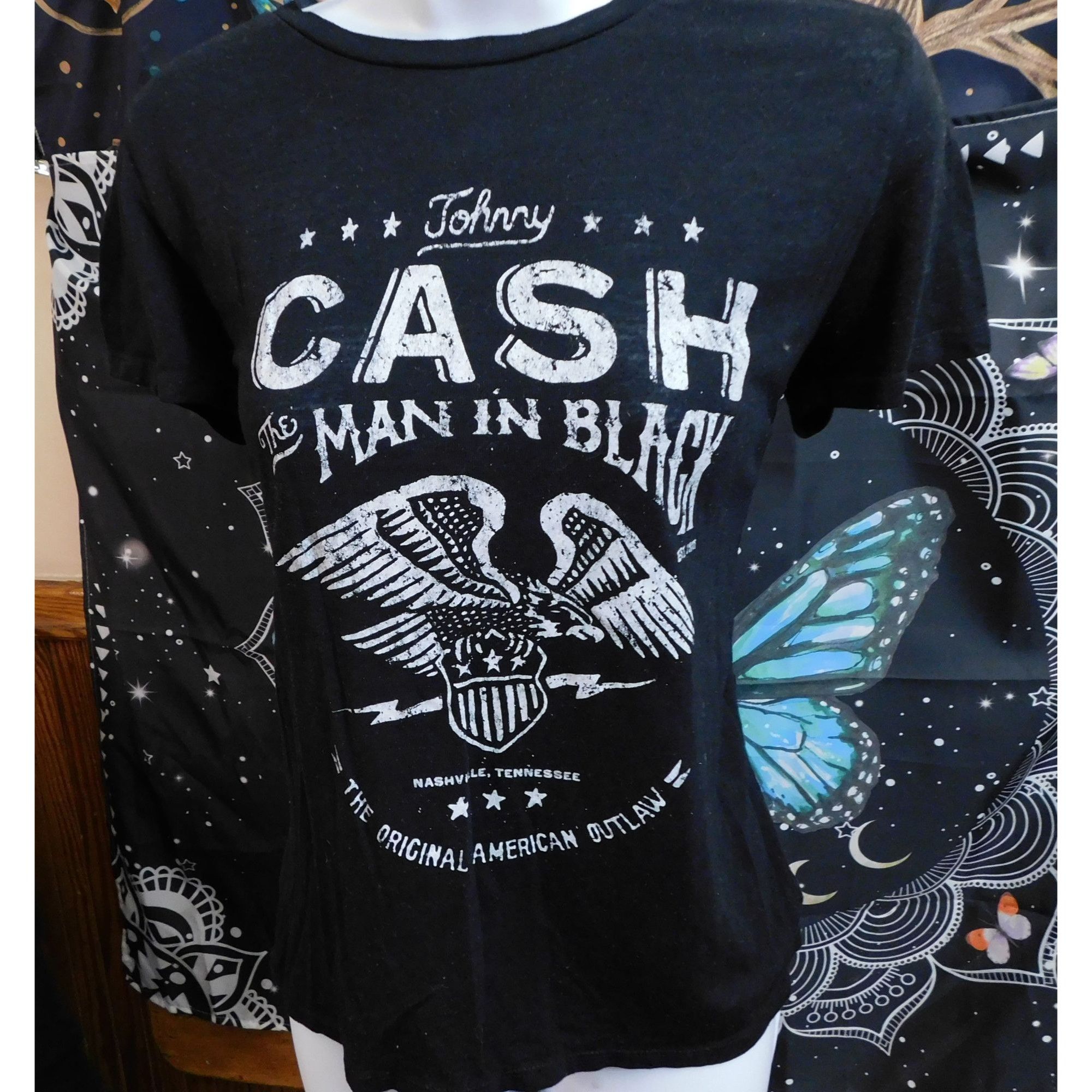 Other Johnny Cash The Man In Black Music Tee Size XS / US 0-2 / IT 36-38 - 1 Thumbnail