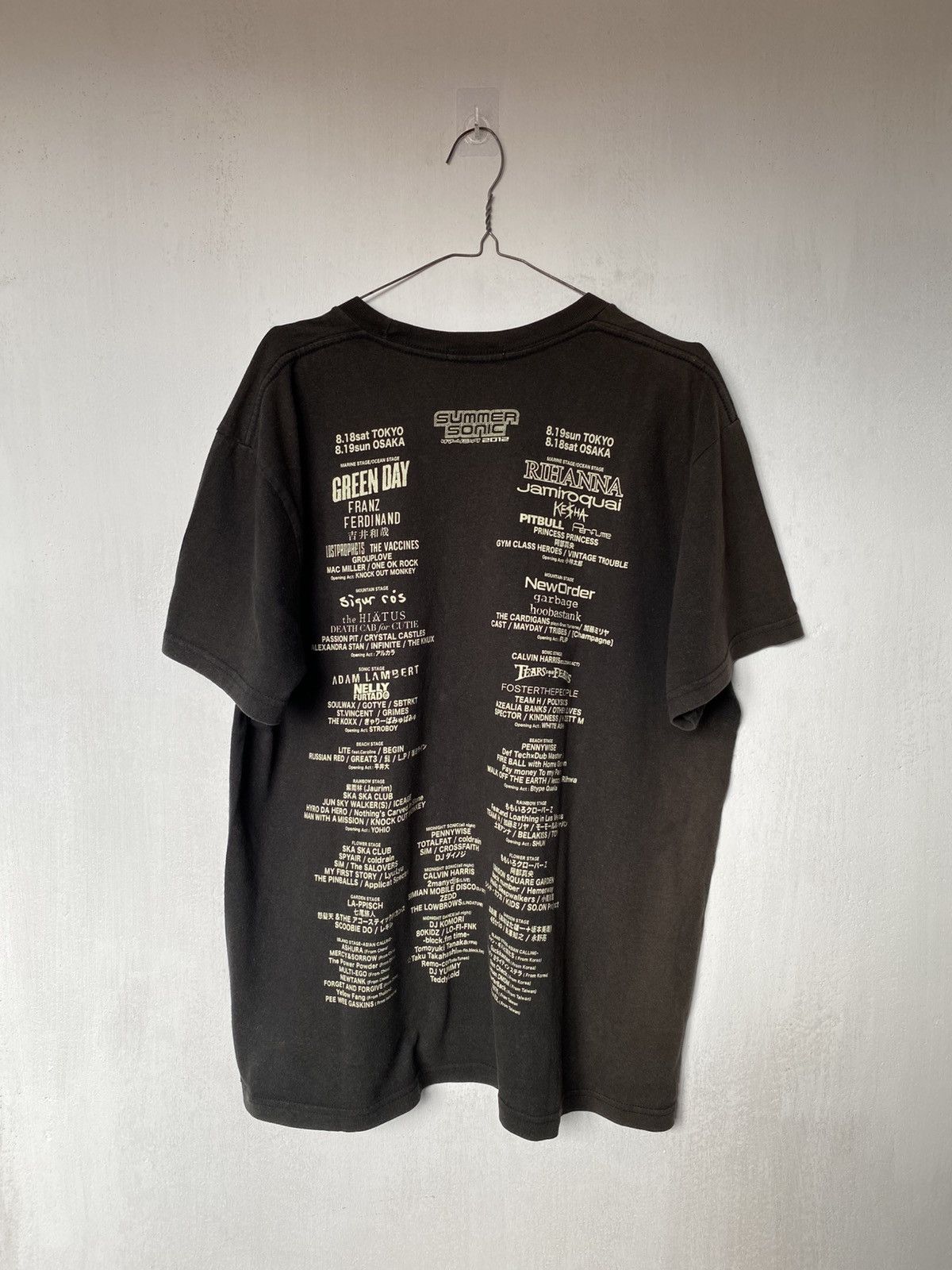 Band Tees Summer Sonic Japan Sun Faded Tshirt Size US L / EU 52-54 / 3 - 2 Thumbnail