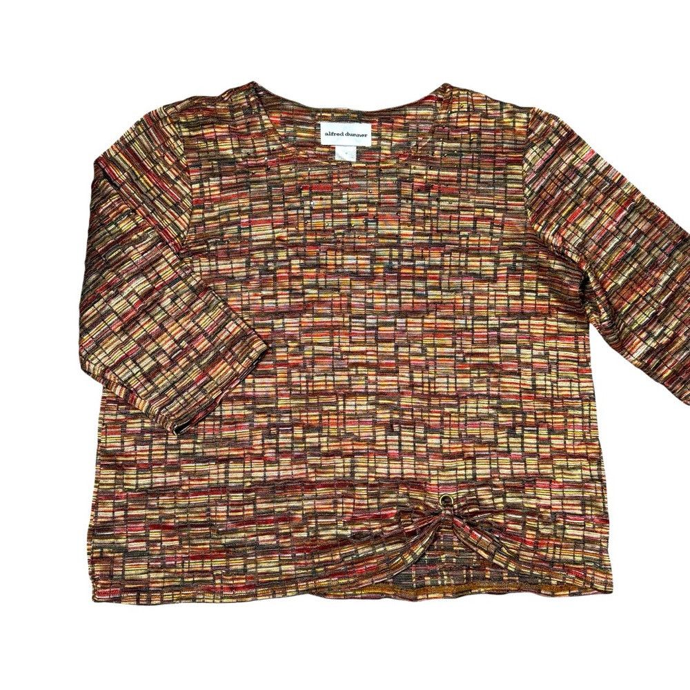 Other Alfred Dunner Side Grommet Top Size M Size M / US 6-8 / IT 42-44 - 6 Thumbnail
