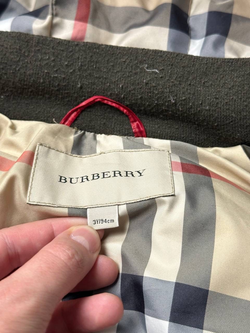 Burberry Burberry Uni Fit 3Yers Nova check Khaki Green Down Jacket Size US XXS / EU 40 - 11 Thumbnail
