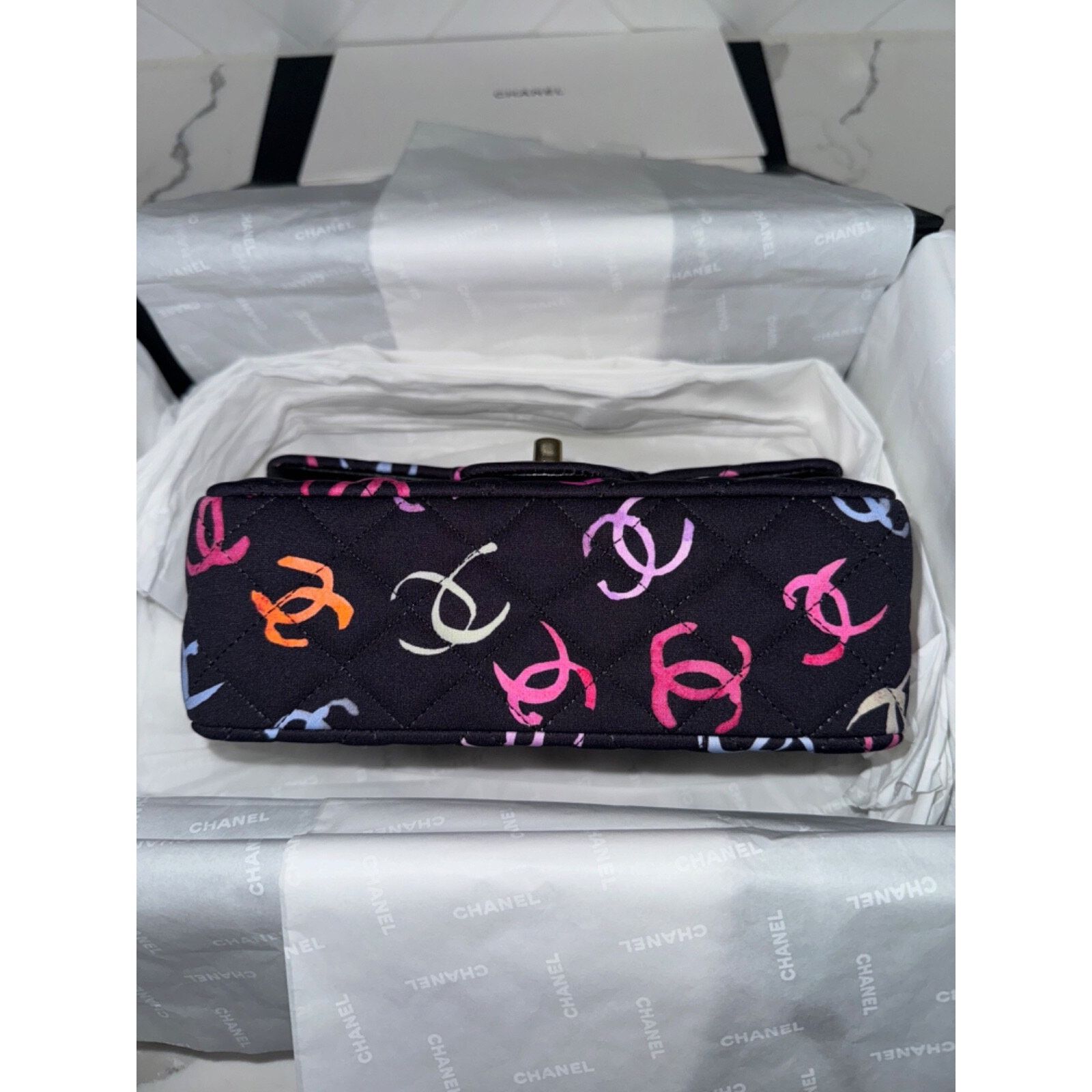 Chanel Chanel Logo Mini Flap Rectangle CC Shoulder Crossbody Bag Size ONE SIZE - 14 Thumbnail