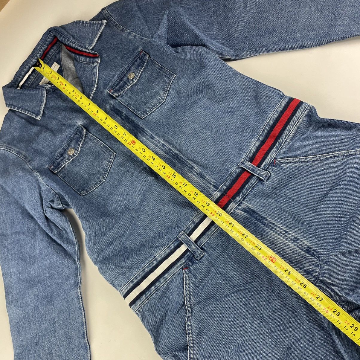 Tommy Hilfiger × Tommy Jeans × Vintage VTG Y2K TOMMY JEANS Hilfiger M Denim Jumpsuit Coverall slim Size M / US 6-8 / IT 42-44 - 19 Thumbnail