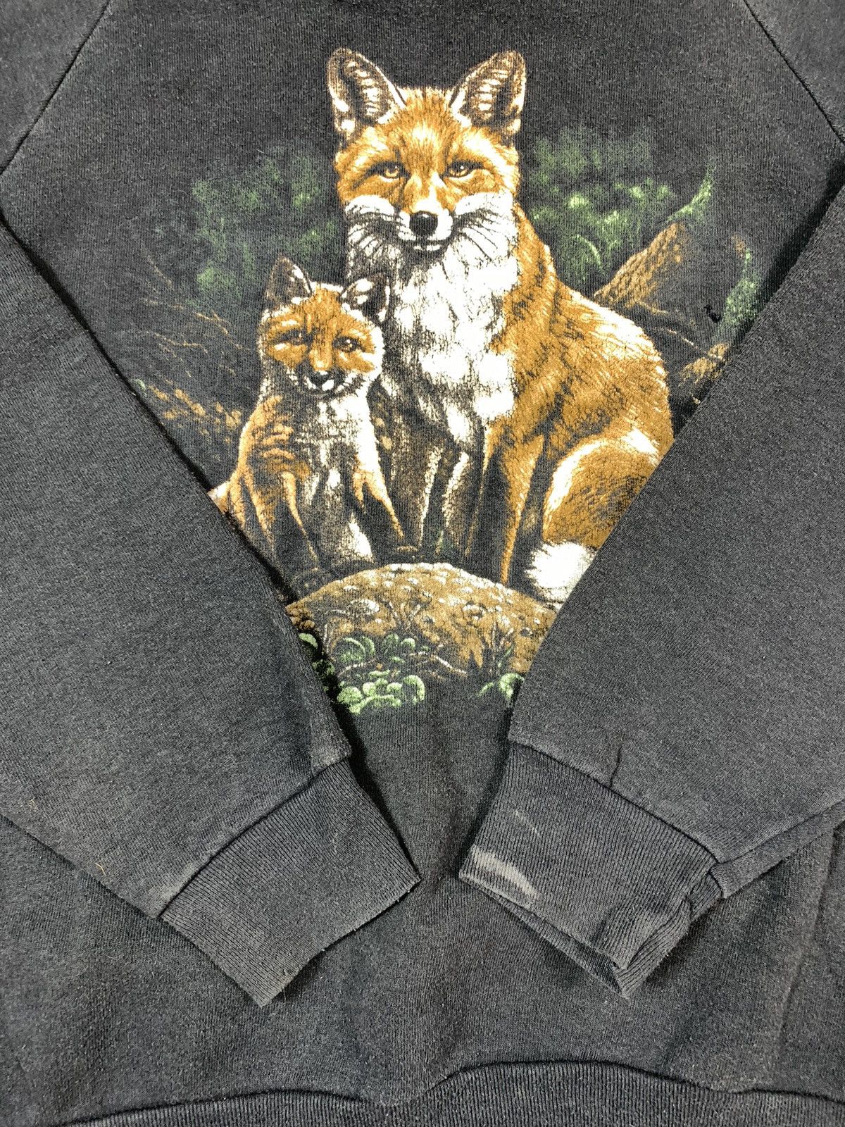 Japanese Brand × Vintage Vintage 90s Fox sweatshirt streetwear size L Size US L / EU 52-54 / 3 - 9 Thumbnail