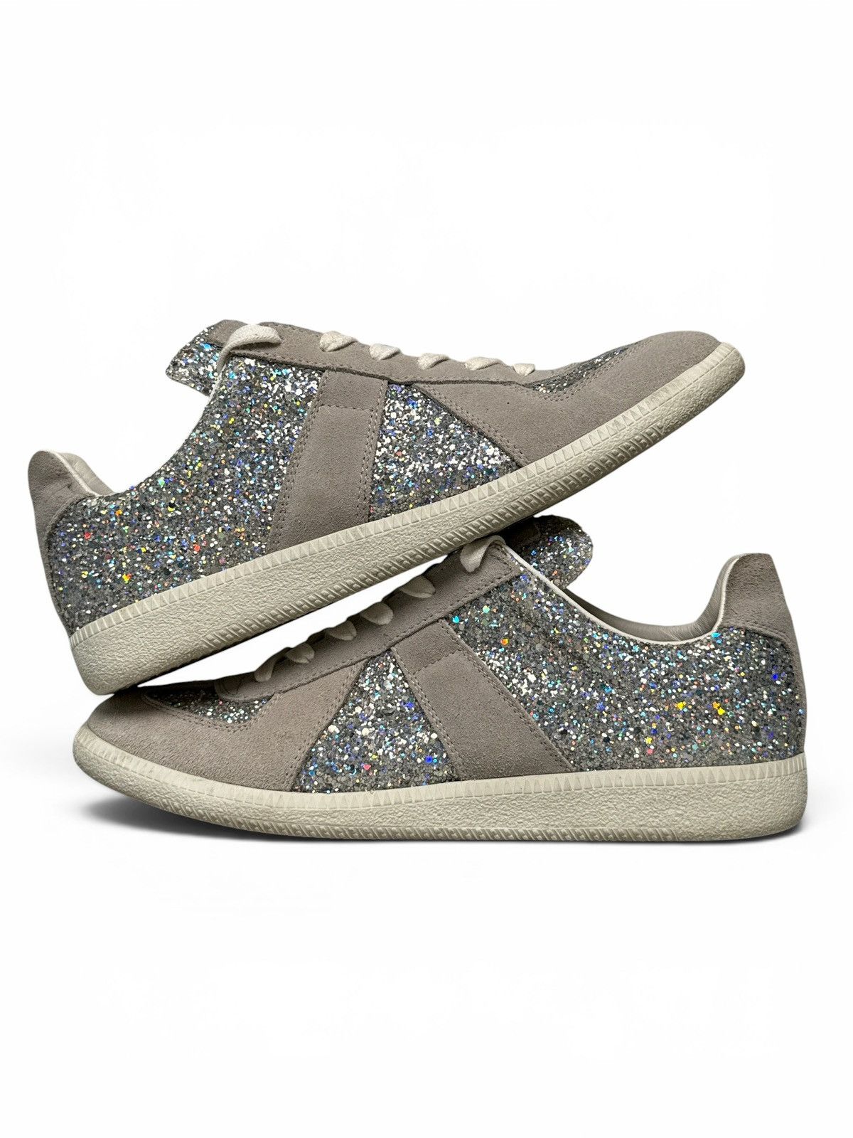 Maison Margiela Maison Margiela GAT Glitter/Suede Size US 8 / EU 41 - 3 Thumbnail