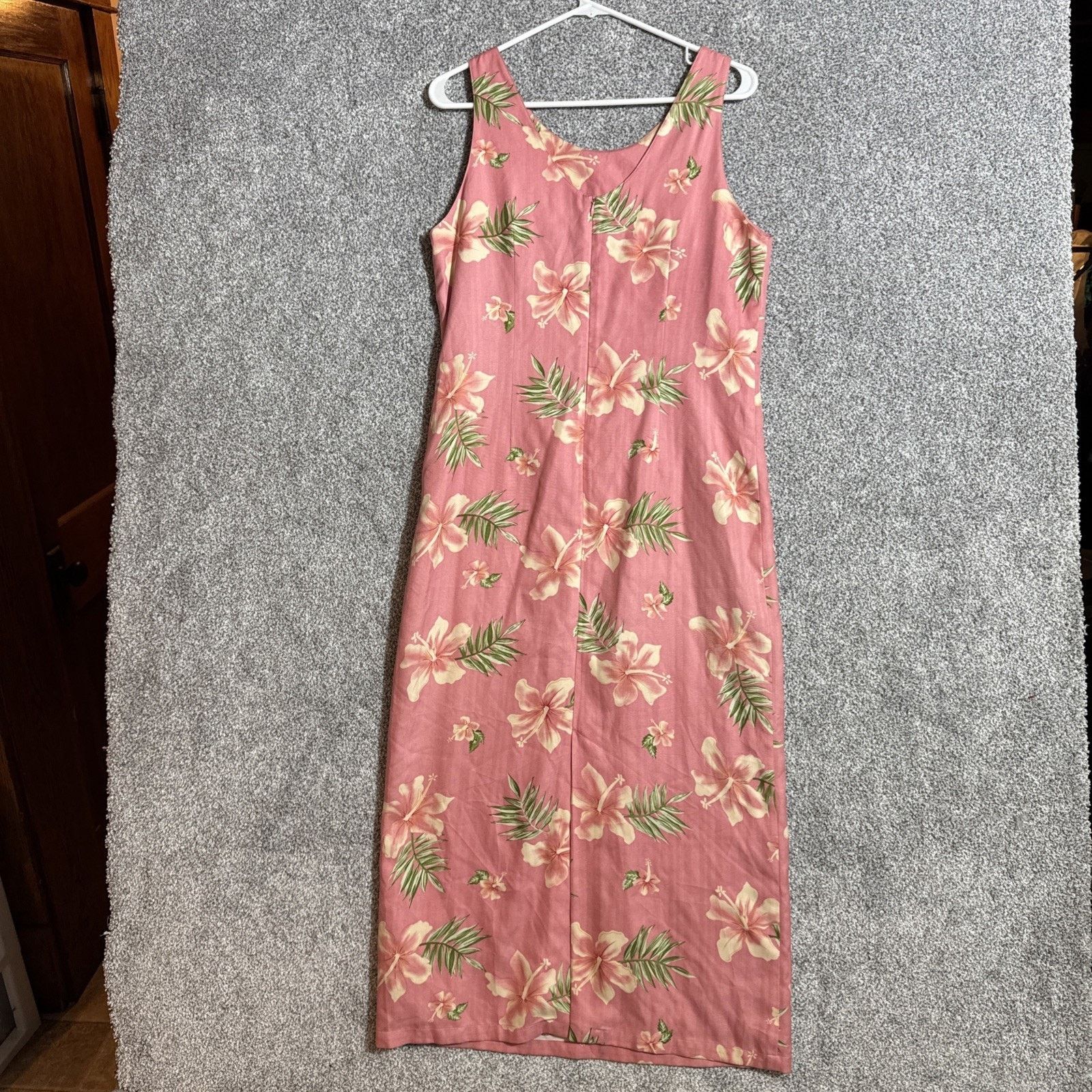 Other Vintage 90s Silk Floral Dress M Boho Tropical Chic Hawaiian Size M / US 6-8 / IT 42-44 - 5 Thumbnail