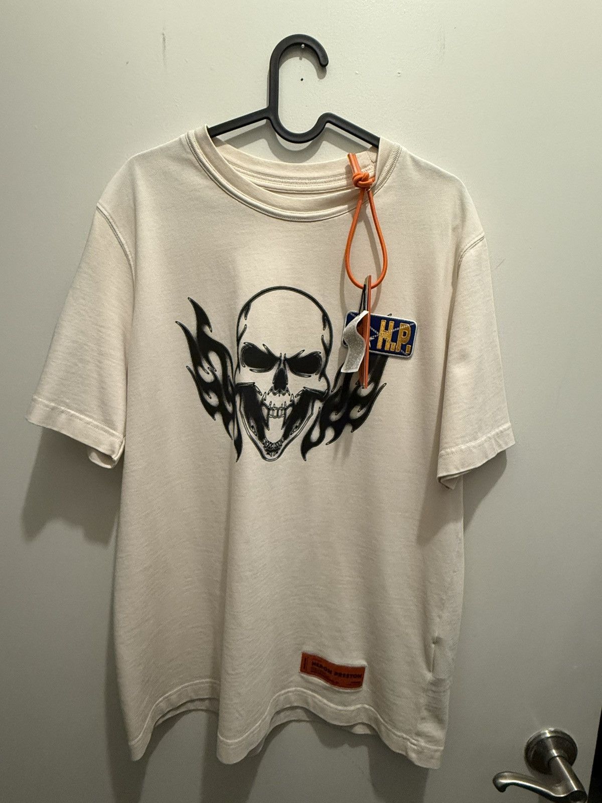 Heron Preston Herron Preston Off-White Cotton T-Shirt Size US XS / EU 42 / 0 - 1 Thumbnail