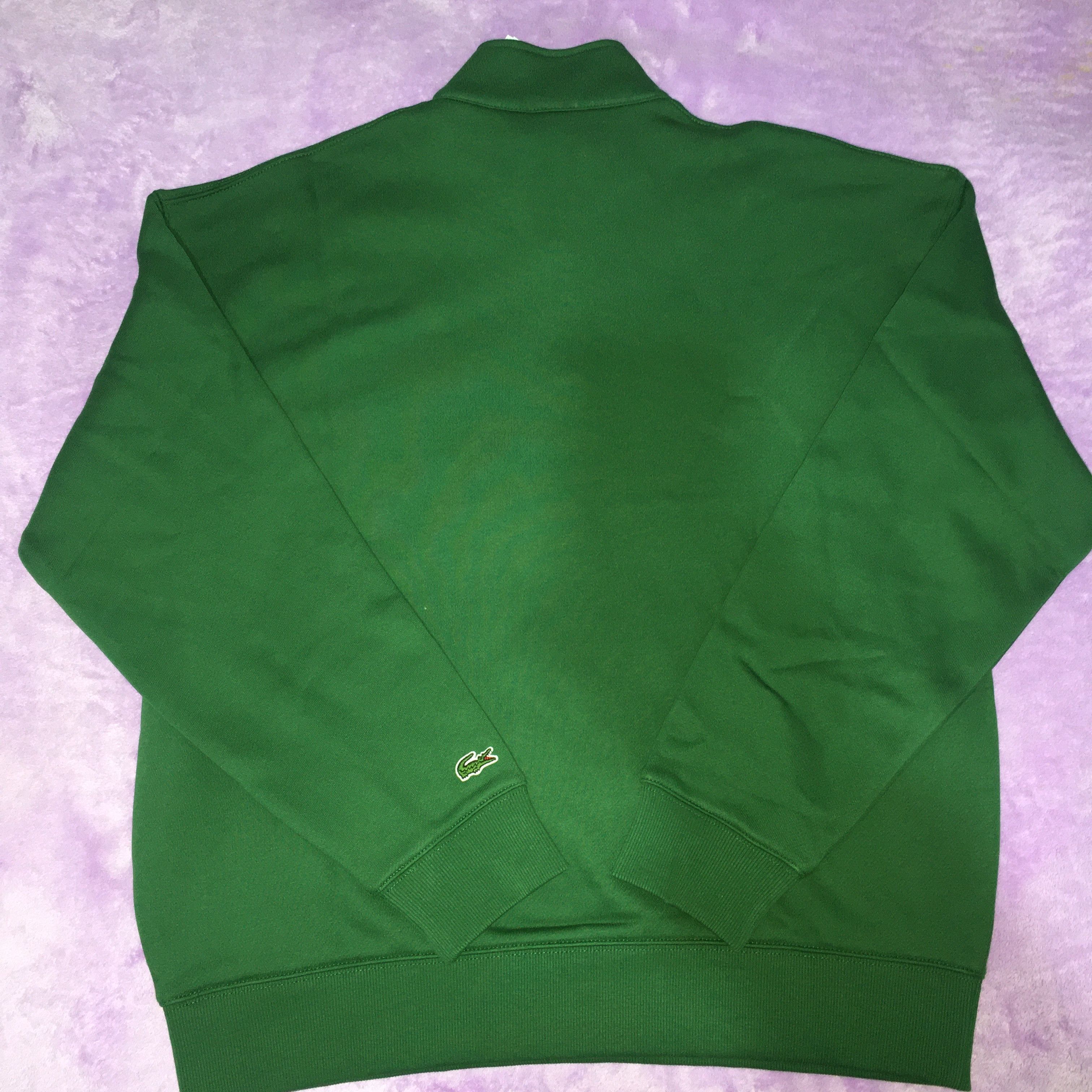 Lacoste Lacoste Neo Heritage Le Club 1/4 Zipper Mock Neck Sweatshirt Size US L / EU 52-54 / 3 - 6 Thumbnail