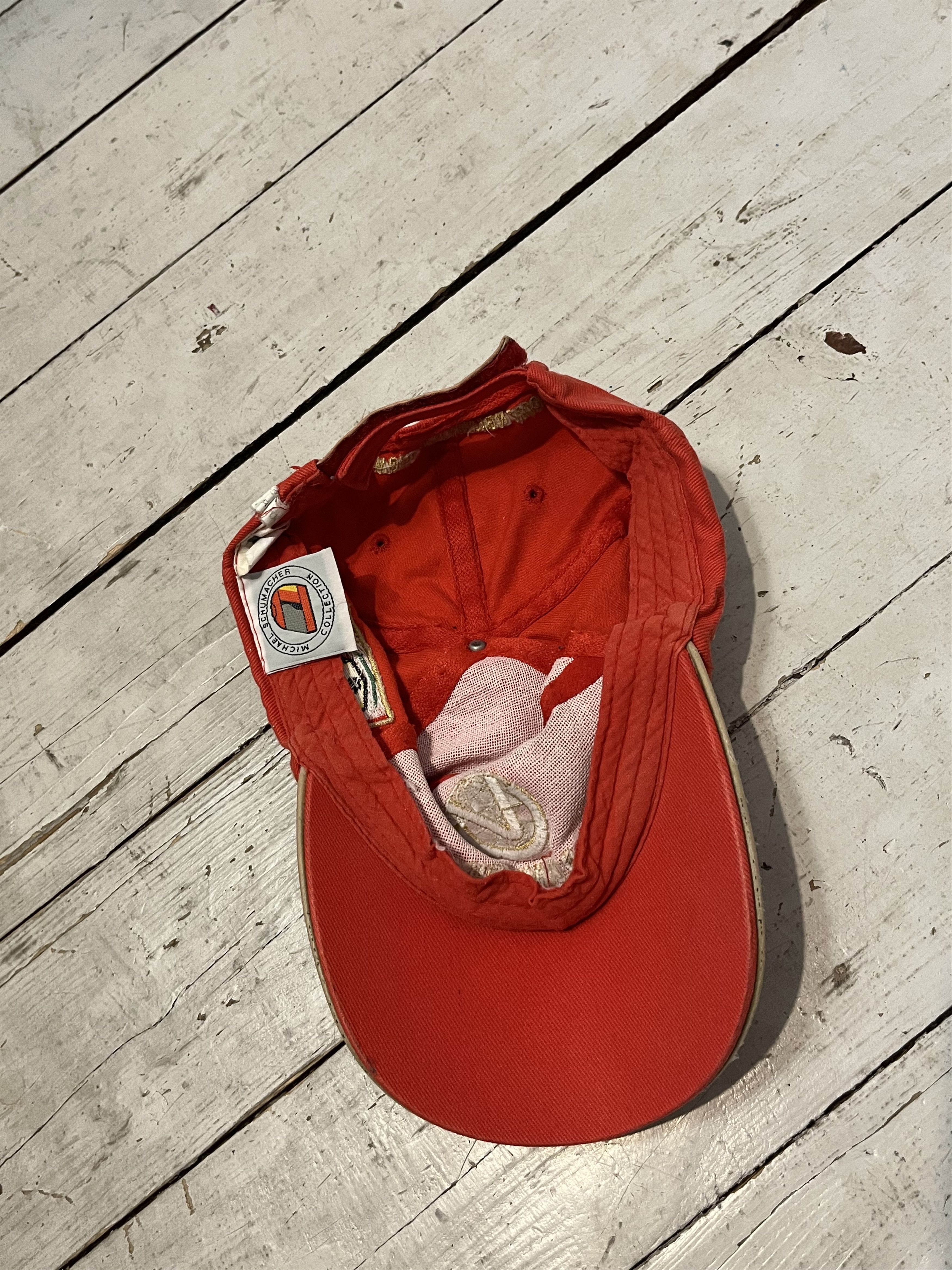 Ferrari × Vintage 2001 Michael Schumacher F1 World Champion Cap Ferrari Size ONE SIZE - 10 Thumbnail