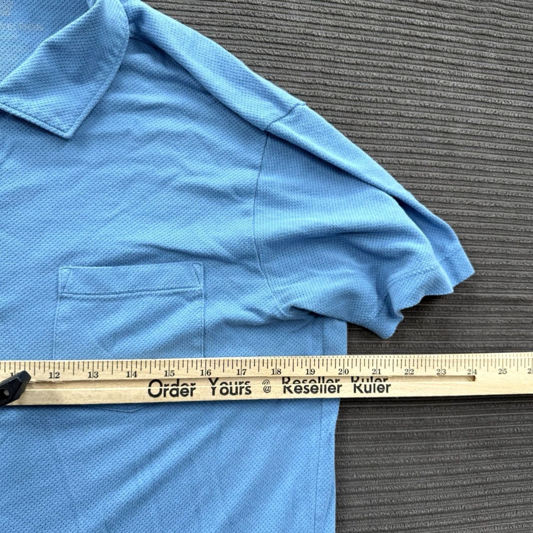 Vintage Mack Weldon Polo Shirt Men Medium Blue Golf Casual Shirt Polo Short Sleeve Size US M / EU 48-50 / 2 - 4 Thumbnail
