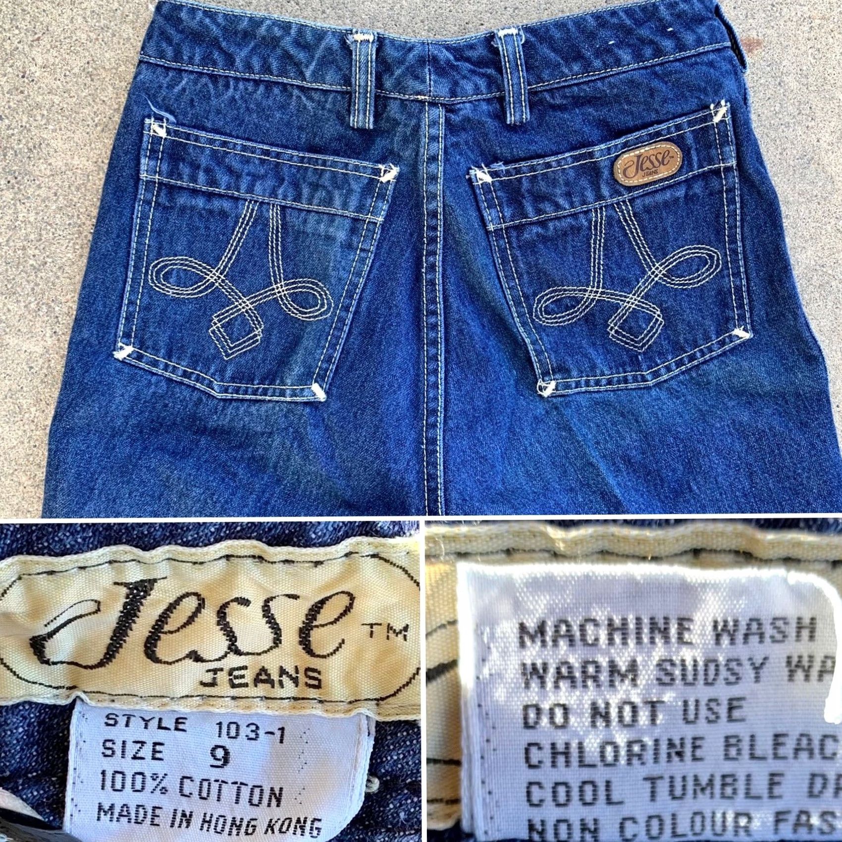 Vintage VINTAGE Jesse Jeans Jeans Women XS? No, size 27 1/2” waist 28” inseam 70s 80s 1970s 1980s blue denim Size 27" / US 4 / IT 40 - 7 Thumbnail