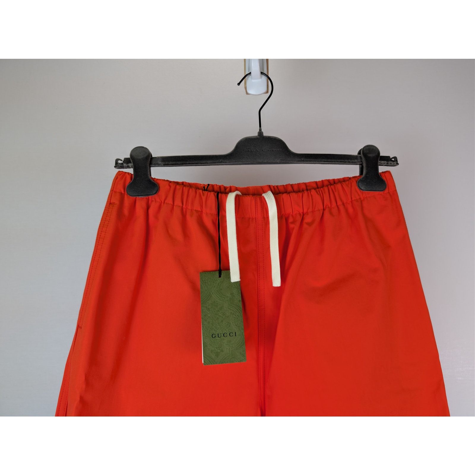 Gucci o1rshd1 Drawstring Nylon Pants Sweatpants trousers in Orange Size US 30 / EU 46 - 2 Thumbnail