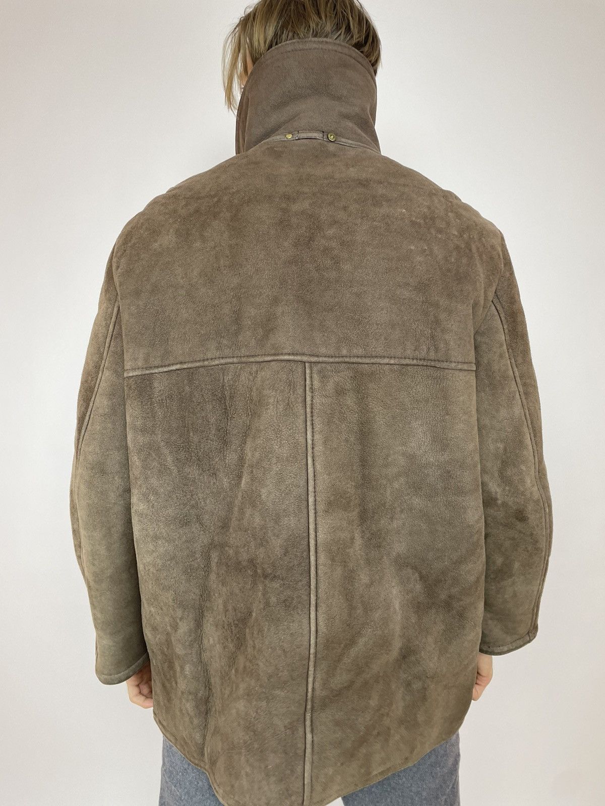 Other antartex Vintage SHEEPSKIN Coat made In Scotland size M-L Size US L / EU 52-54 / 3 - 15 Thumbnail