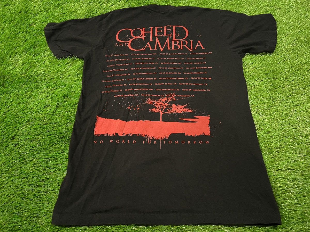 Band Tees RARE Coheed And Cambria No World For Tomorrow Tour Dates Tee Size US M / EU 48-50 / 2 - 4 Thumbnail