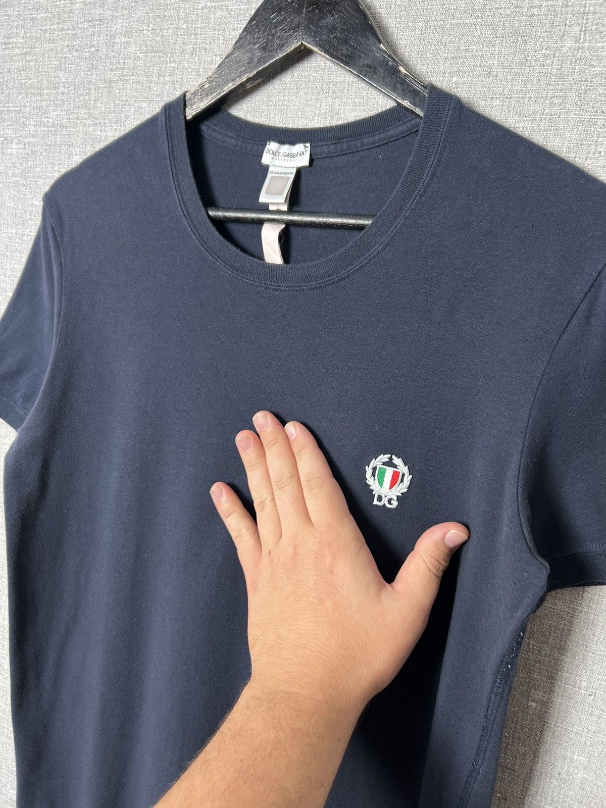 Dolce & Gabbana Dolce And Gabbana T-Shirt Italian Flag 🇮🇹 D&G Logo Men’s Tee Size US S / EU 44-46 / 1 - 3 Thumbnail