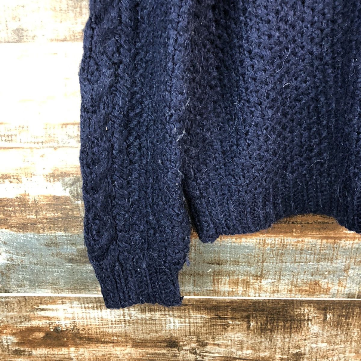 Homespun Knitwear Earth Music & Econolgy mohair Dark Blue Knitwear #A2406 Size M / US 6-8 / IT 42-44 - 15 Thumbnail