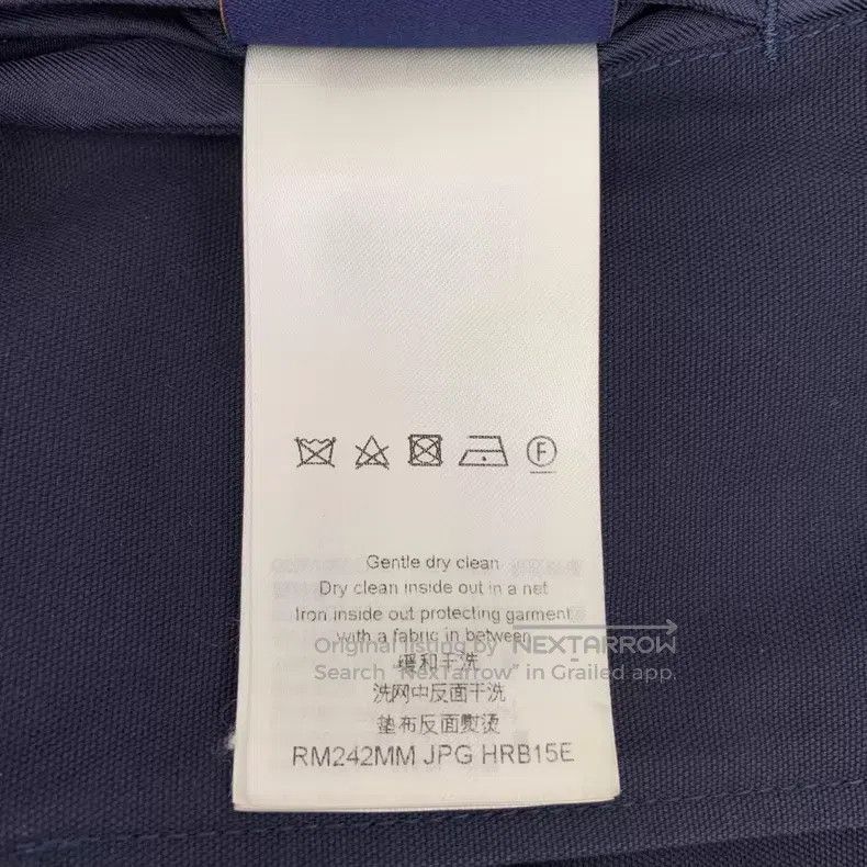 Louis Vuitton Louis Vuitton 24 navy blue logo monogrammed embroidered co Size US XL / EU 56 / 4 - 7 Thumbnail