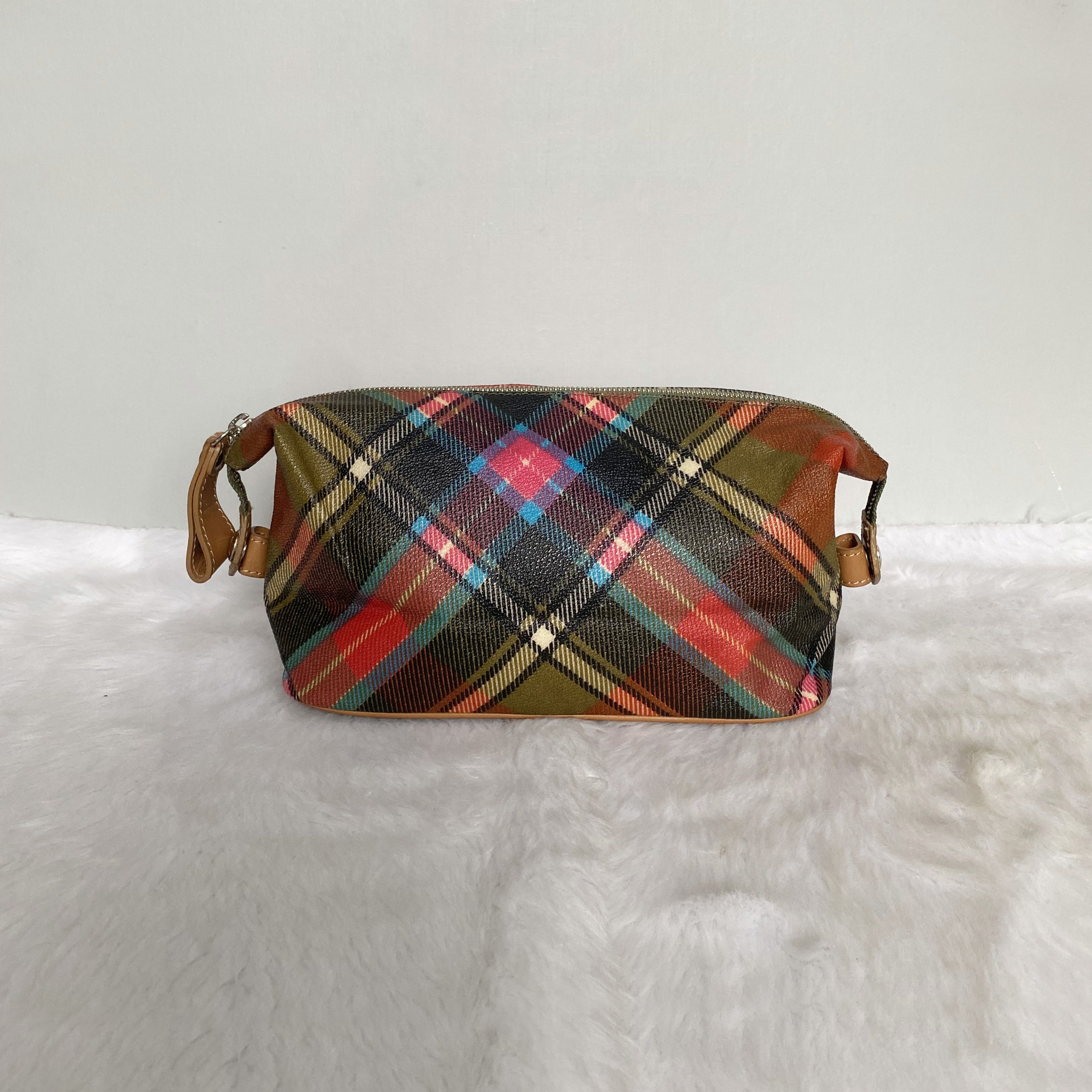 Vivienne Westwood Vintage Red Mix Tartan Clutch Bag Size ONE SIZE - 4 Thumbnail